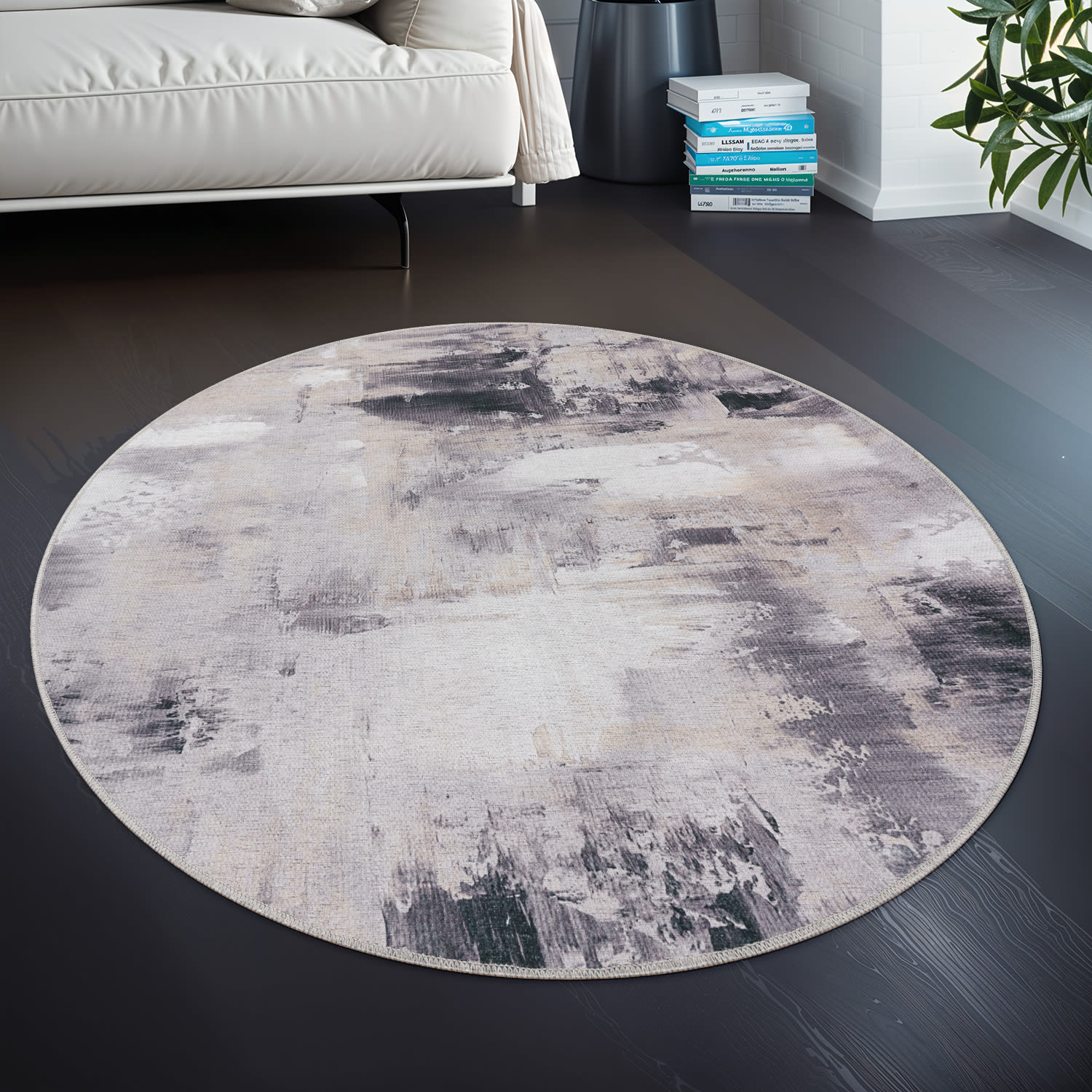 Teppich waschbar Marseille Beige