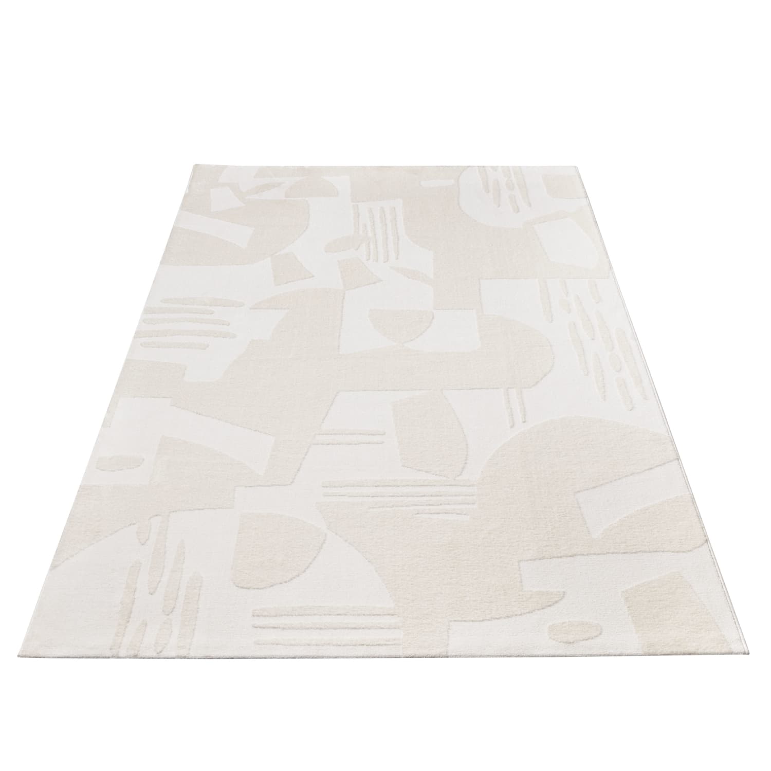 Moderner-Teppich Luzern Creme