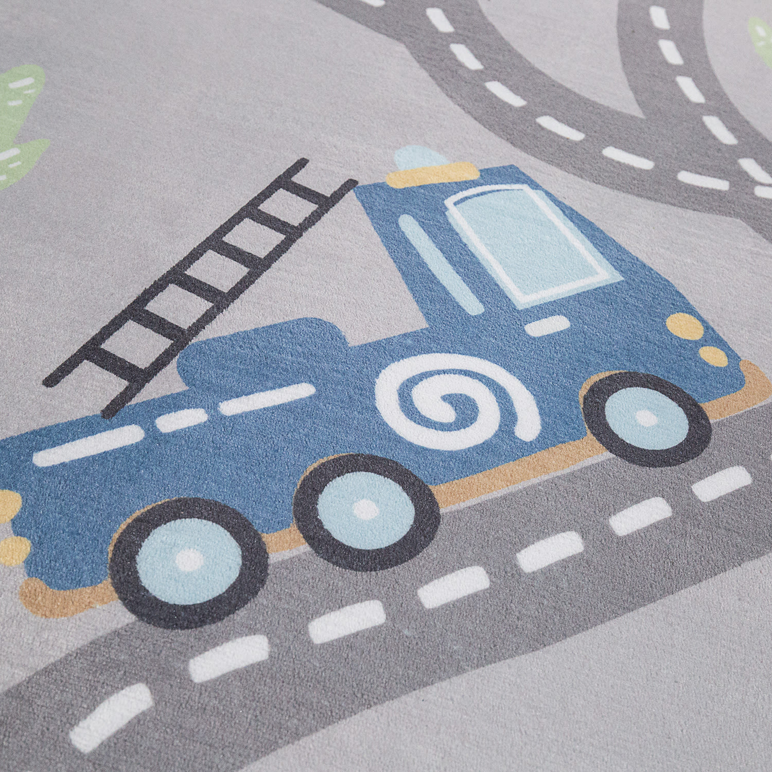 Kinderteppich waschbar Chicos Grau