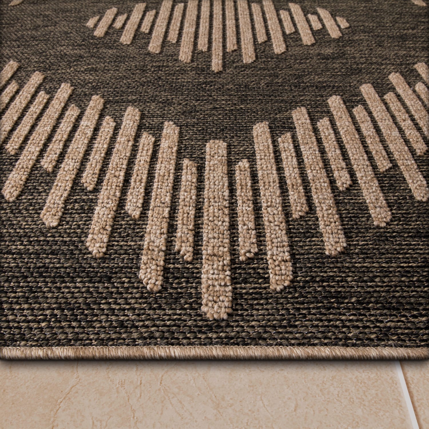 In- & Outdoor-Teppich Cologne Anthrazit