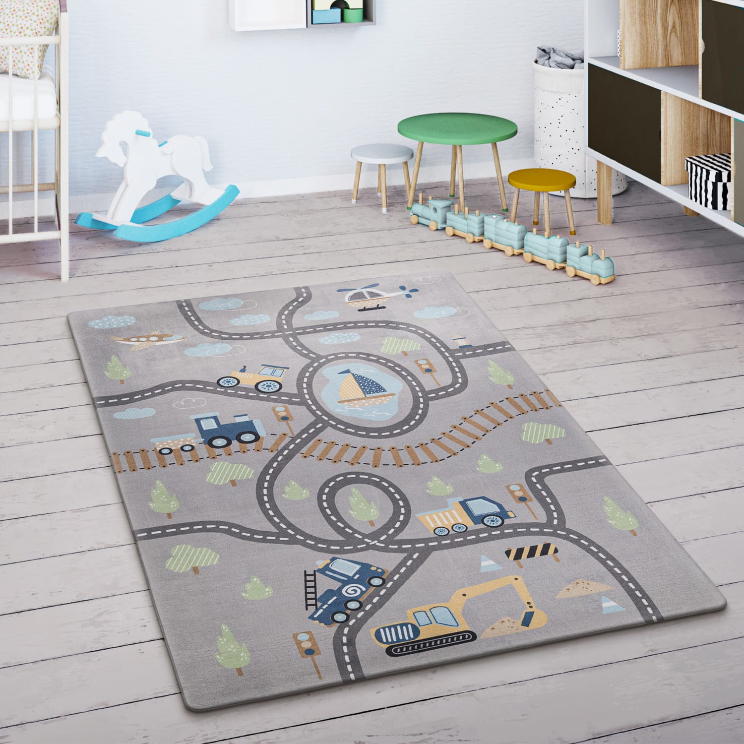 Kinderteppich waschbar Chicos