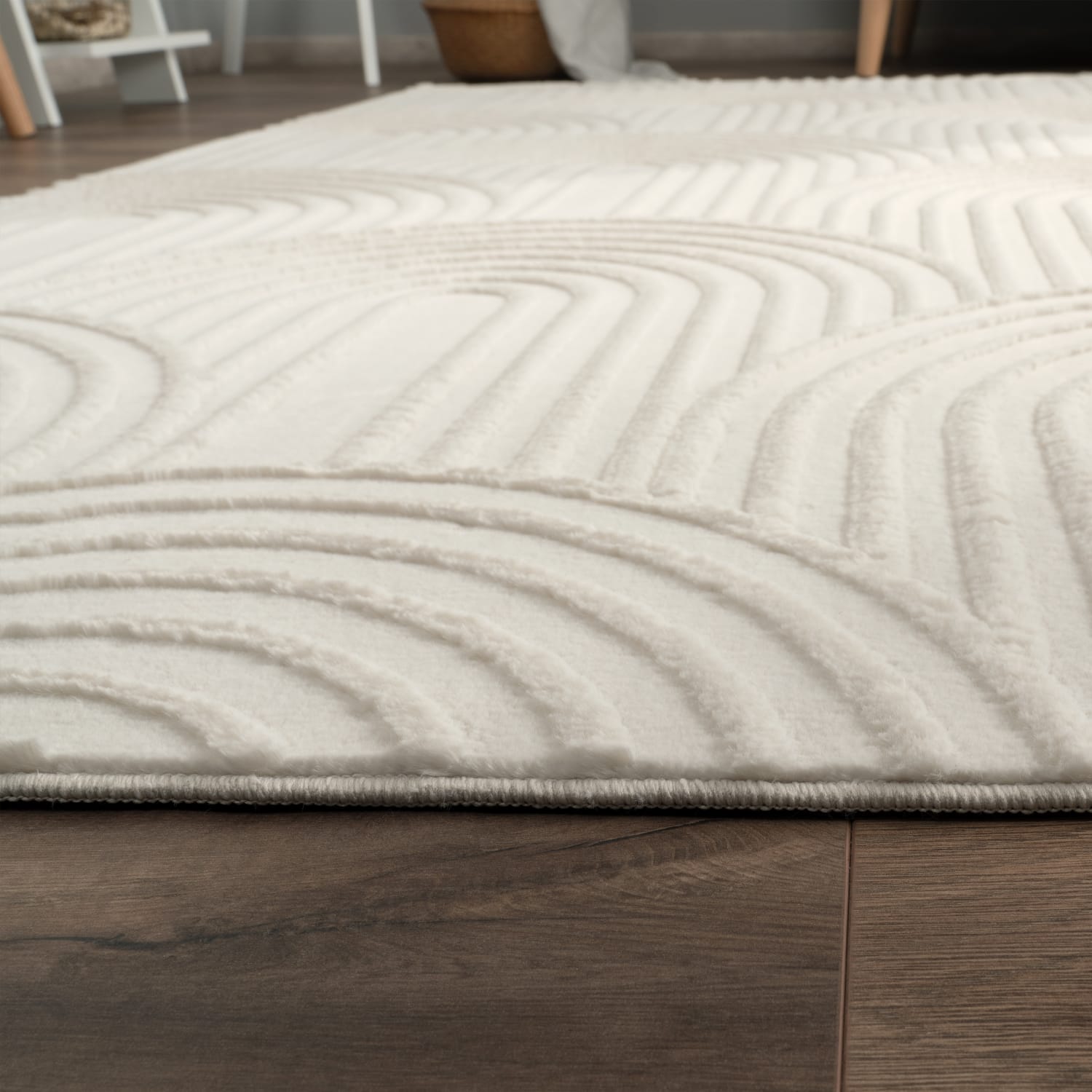 Fell-Teppich Lelystad Creme