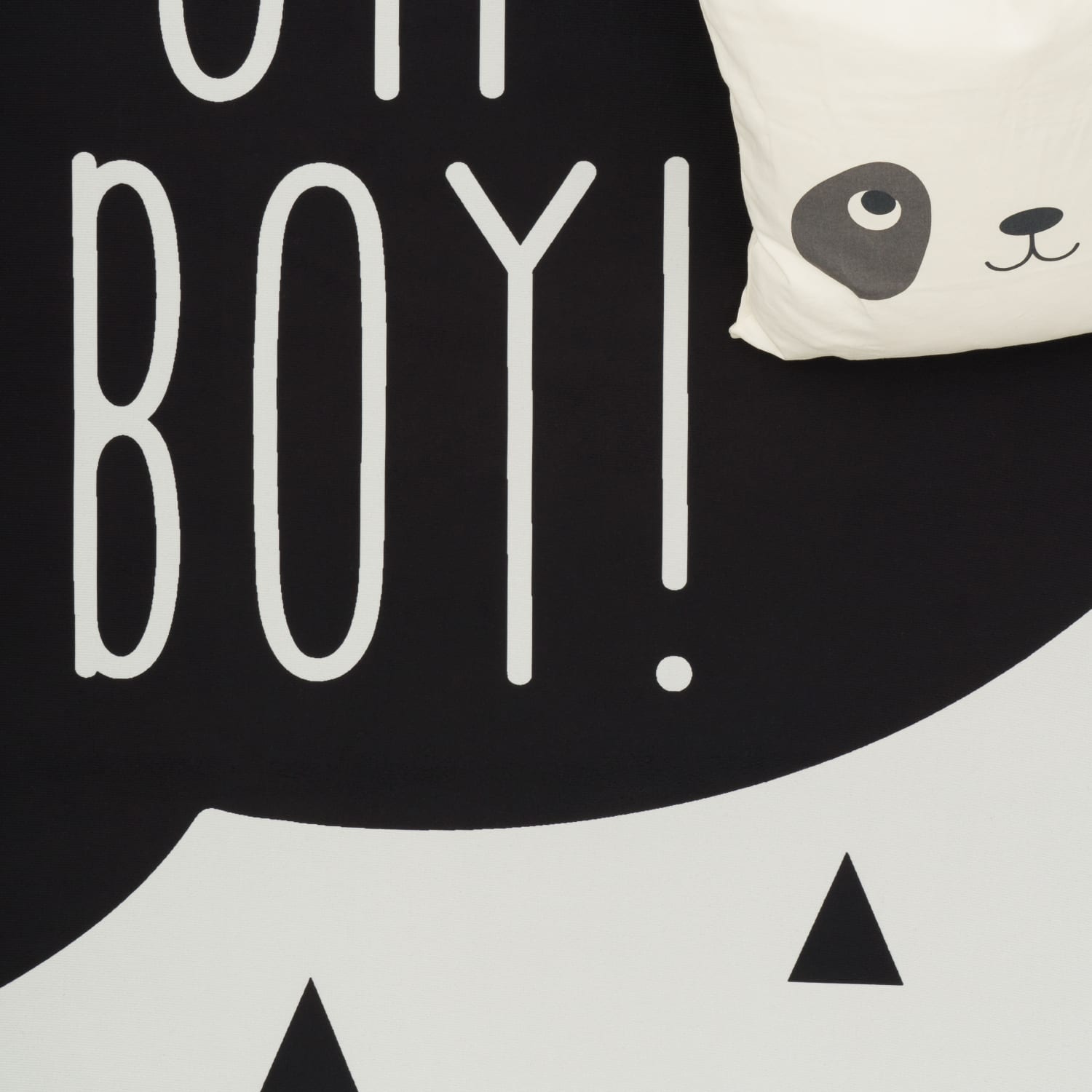 Kinderteppich waschbar Aleyna Schwarz