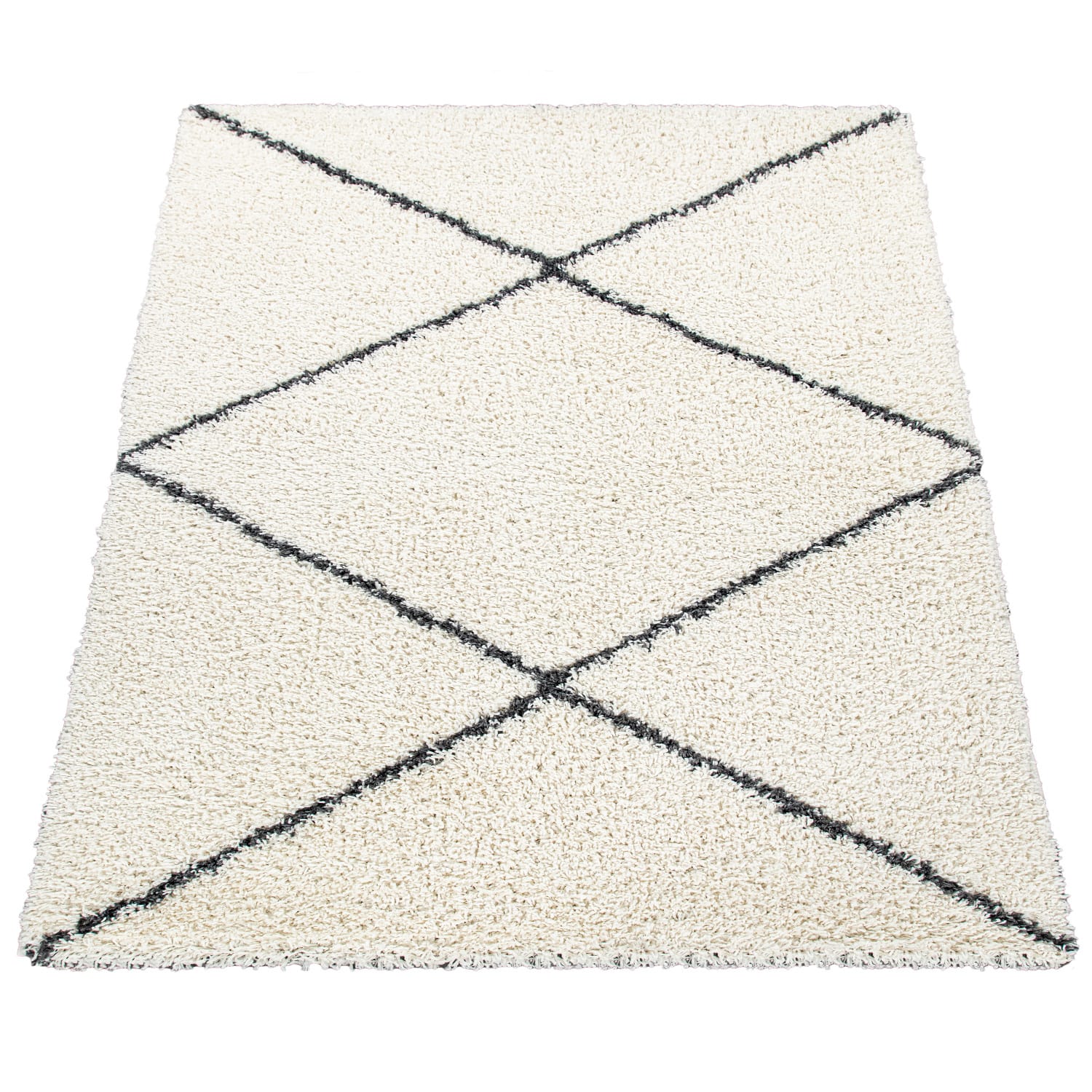 Shaggyteppich Kalmar Creme