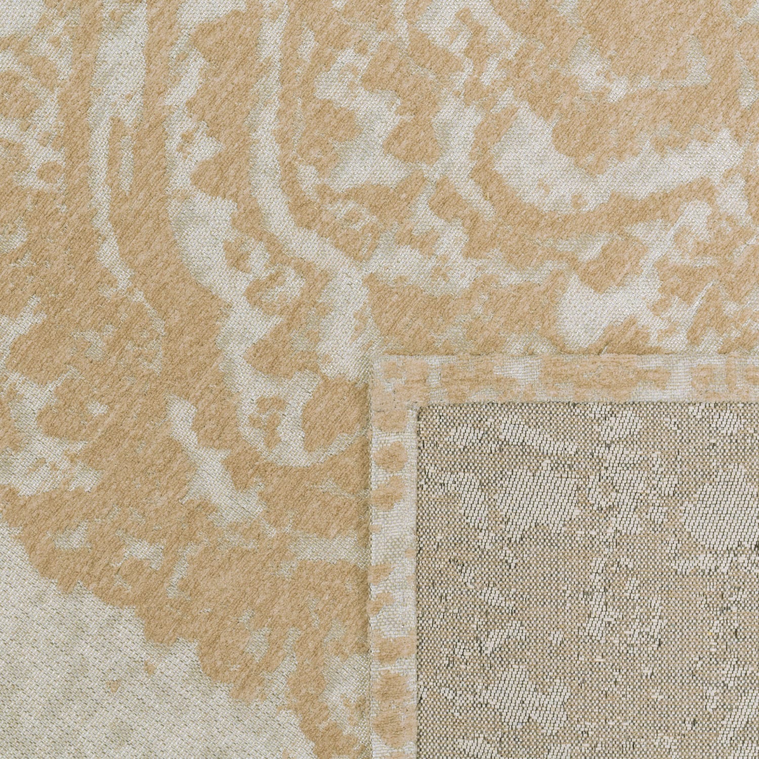 Flachgeweber Teppich Mariba Sand