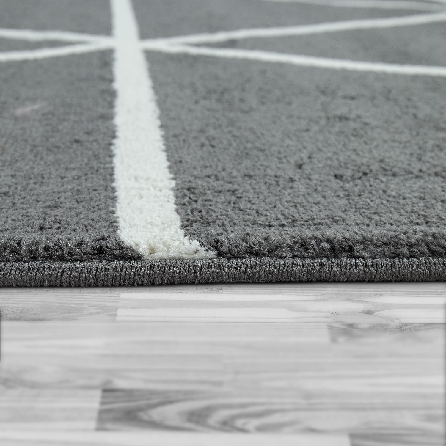 Moderner-Teppich Stella Anthrazit