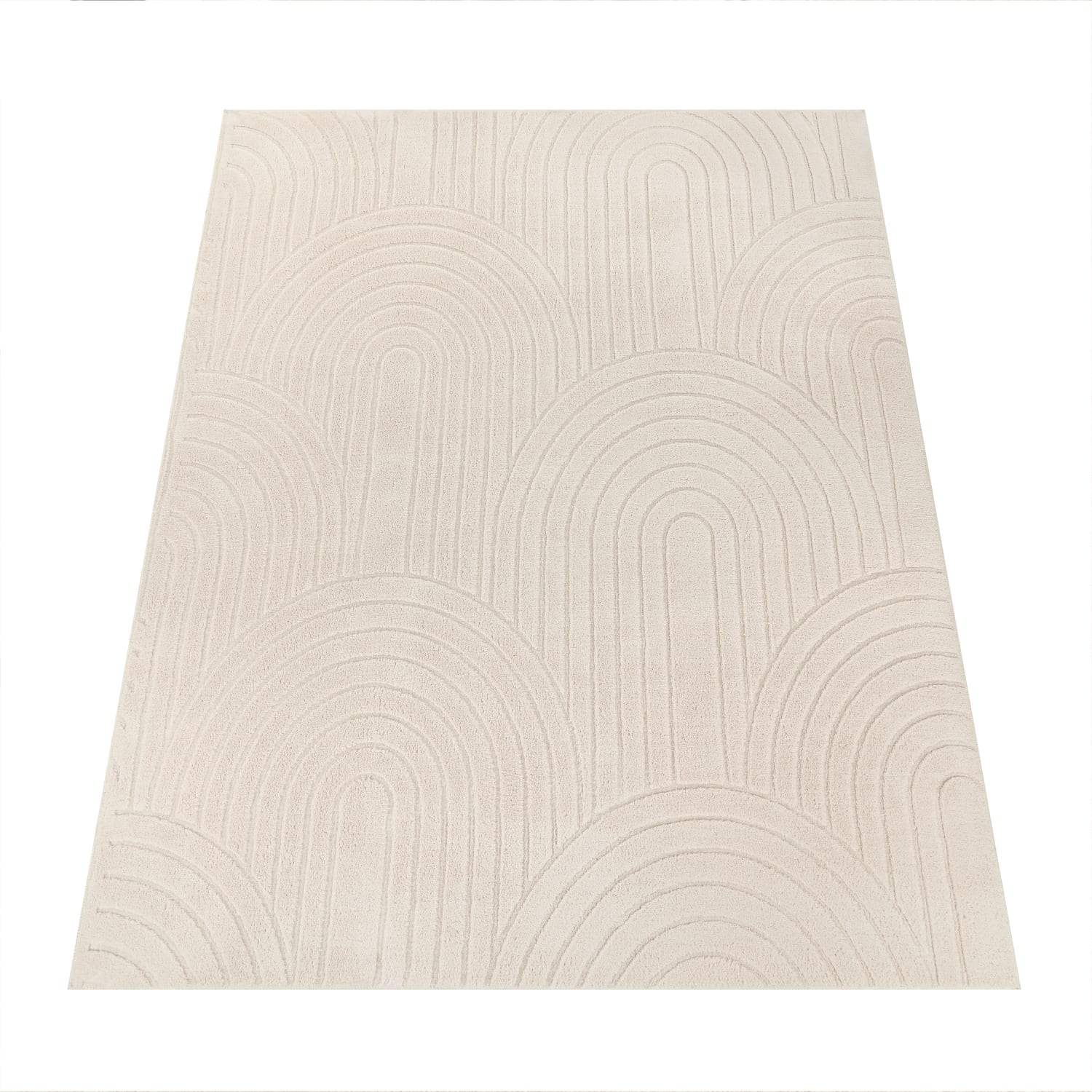 Moderner-Teppich Tokio Creme