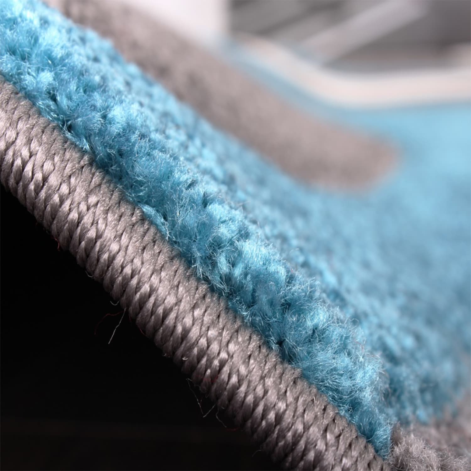 Moderner-Teppich Diamond Türkis