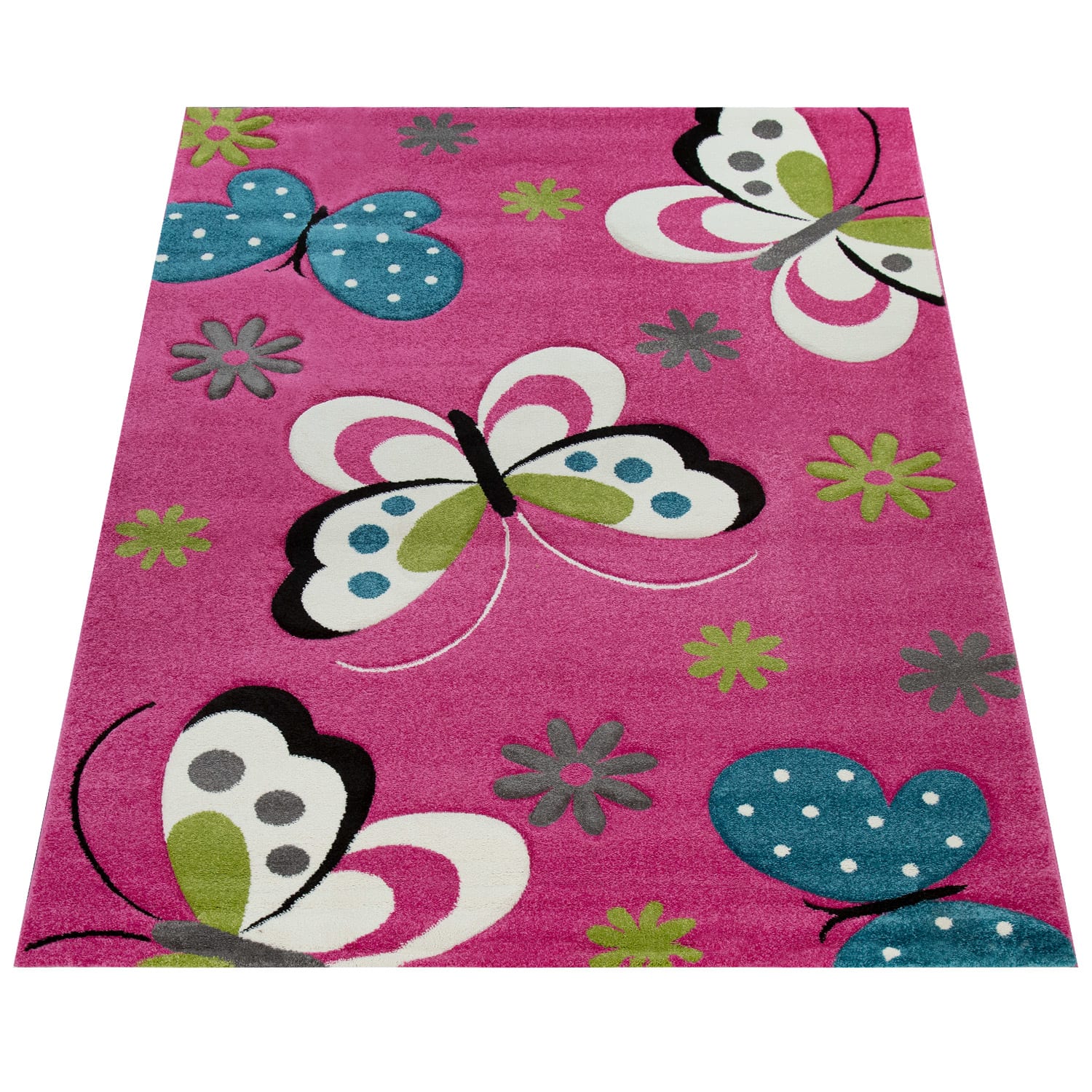 Moderner-Teppich Diamond Fuchsia