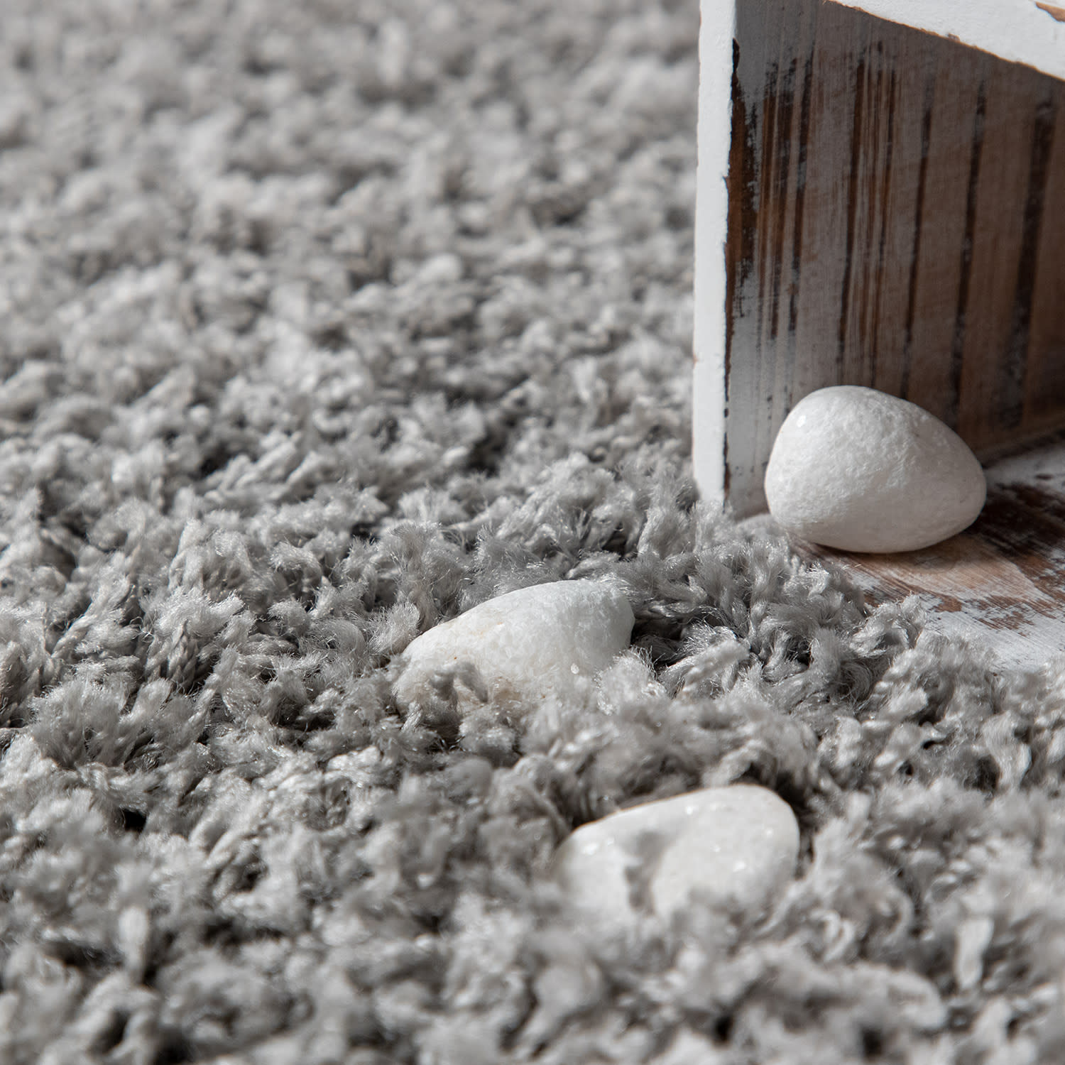 Shaggyteppich Twister Grau