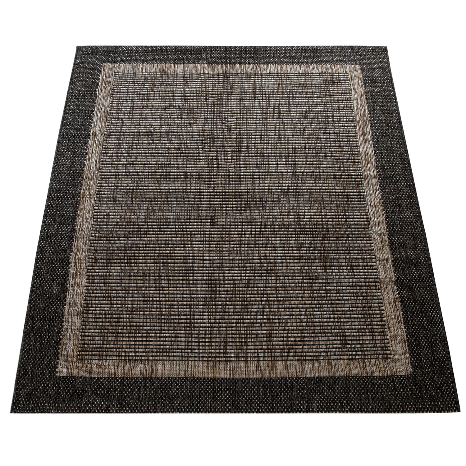 In- & Outdoor-Teppich Illusion Anthrazit