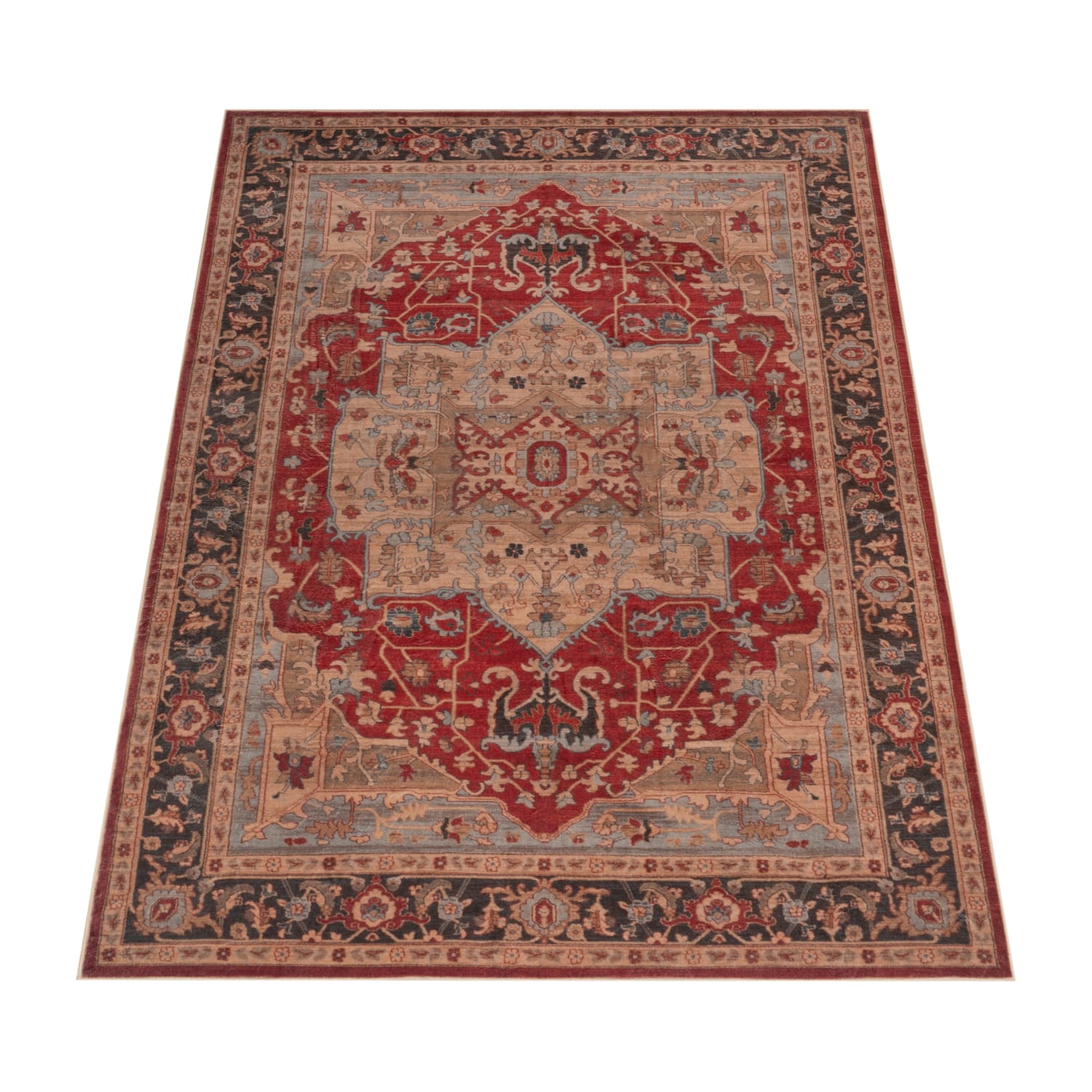 Teppich waschbar Semer Rot