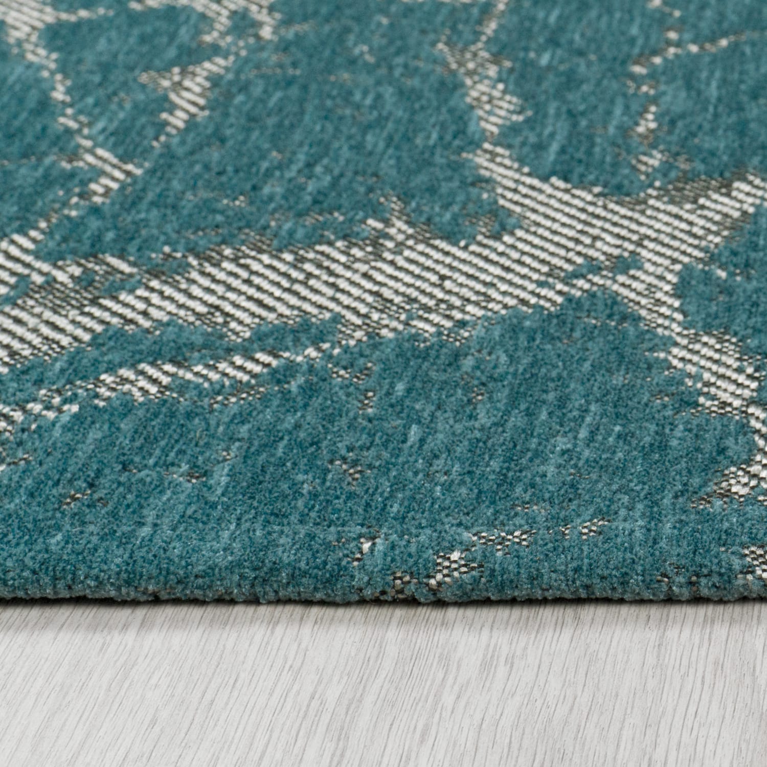 Flachgeweber Teppich Mariba Türkis