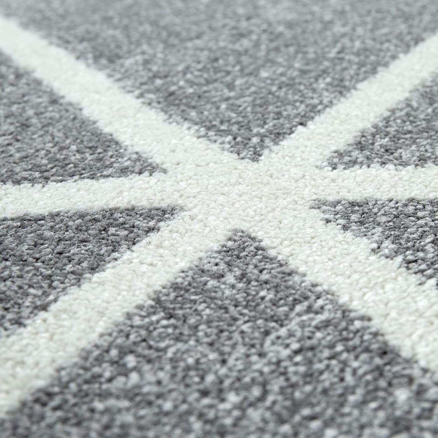 Moderner-Teppich Stella Grau