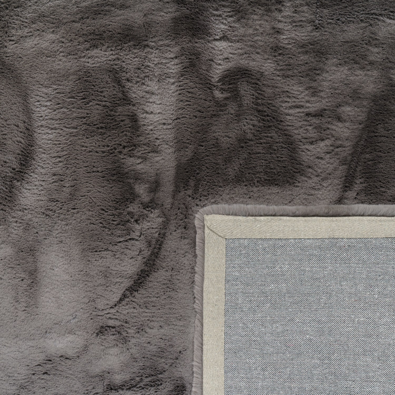 Fell-Teppich Rabbit Deluxe Anthrazit