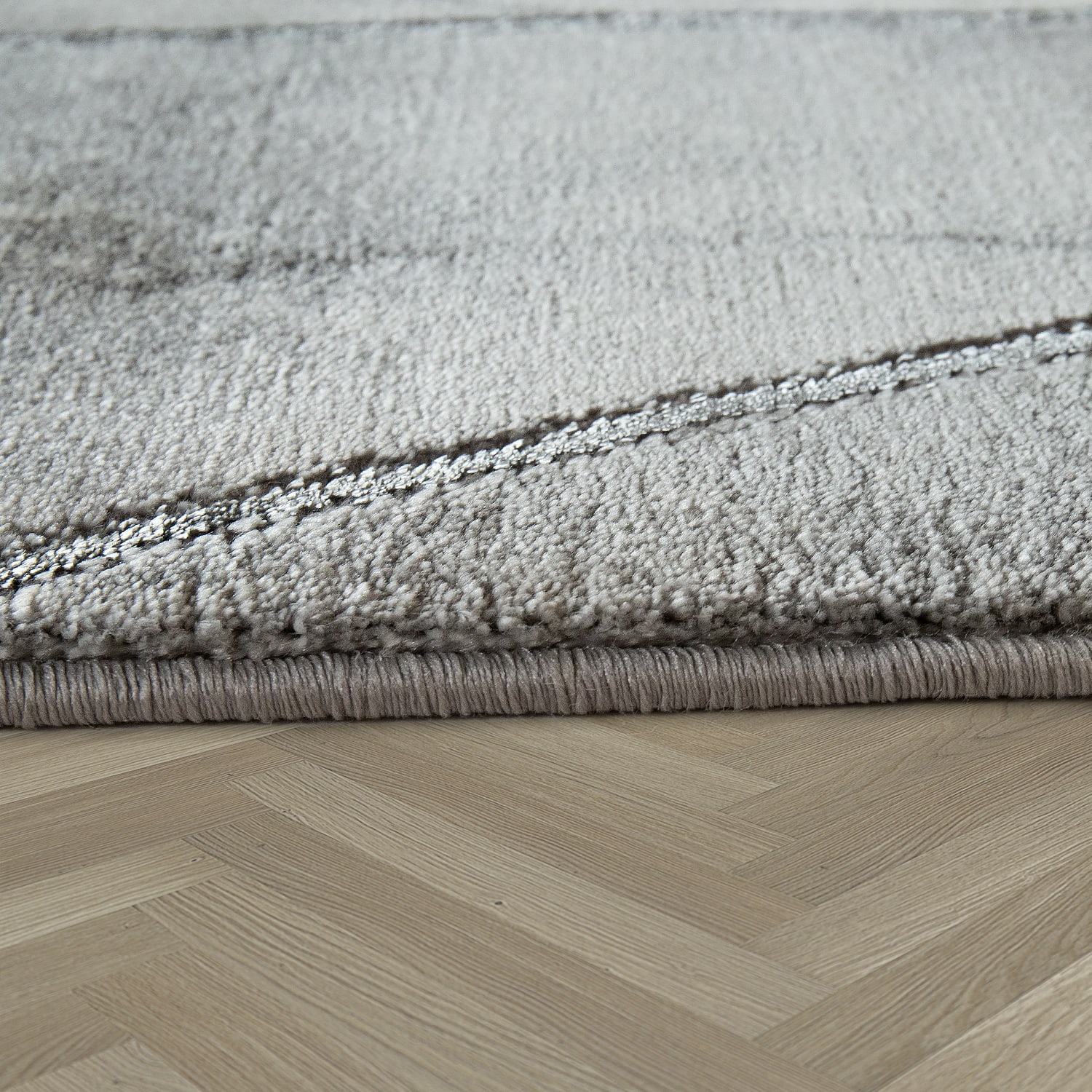 Teppich Kraft Silber