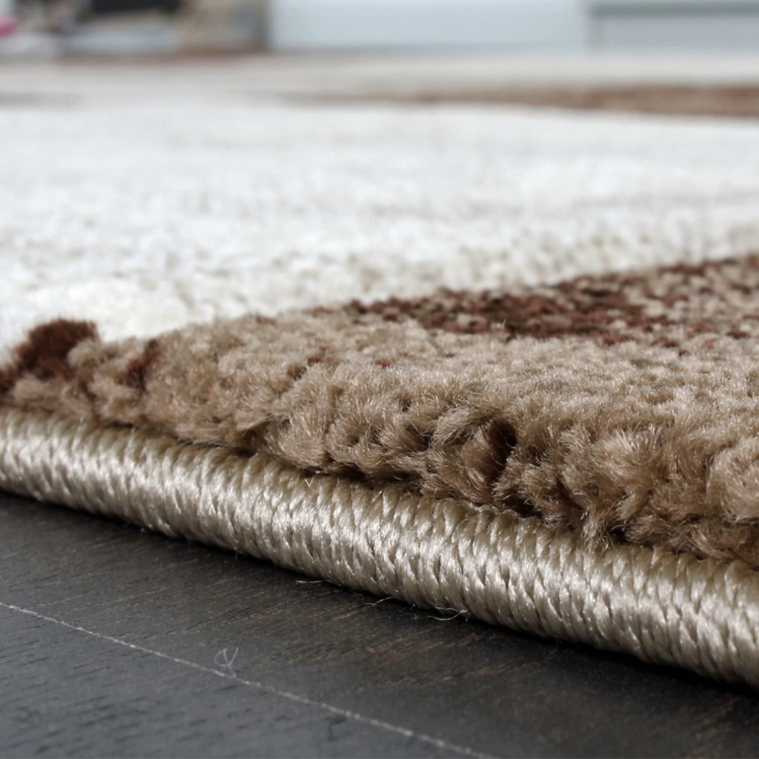 Moderner-Teppich Diamond Braun