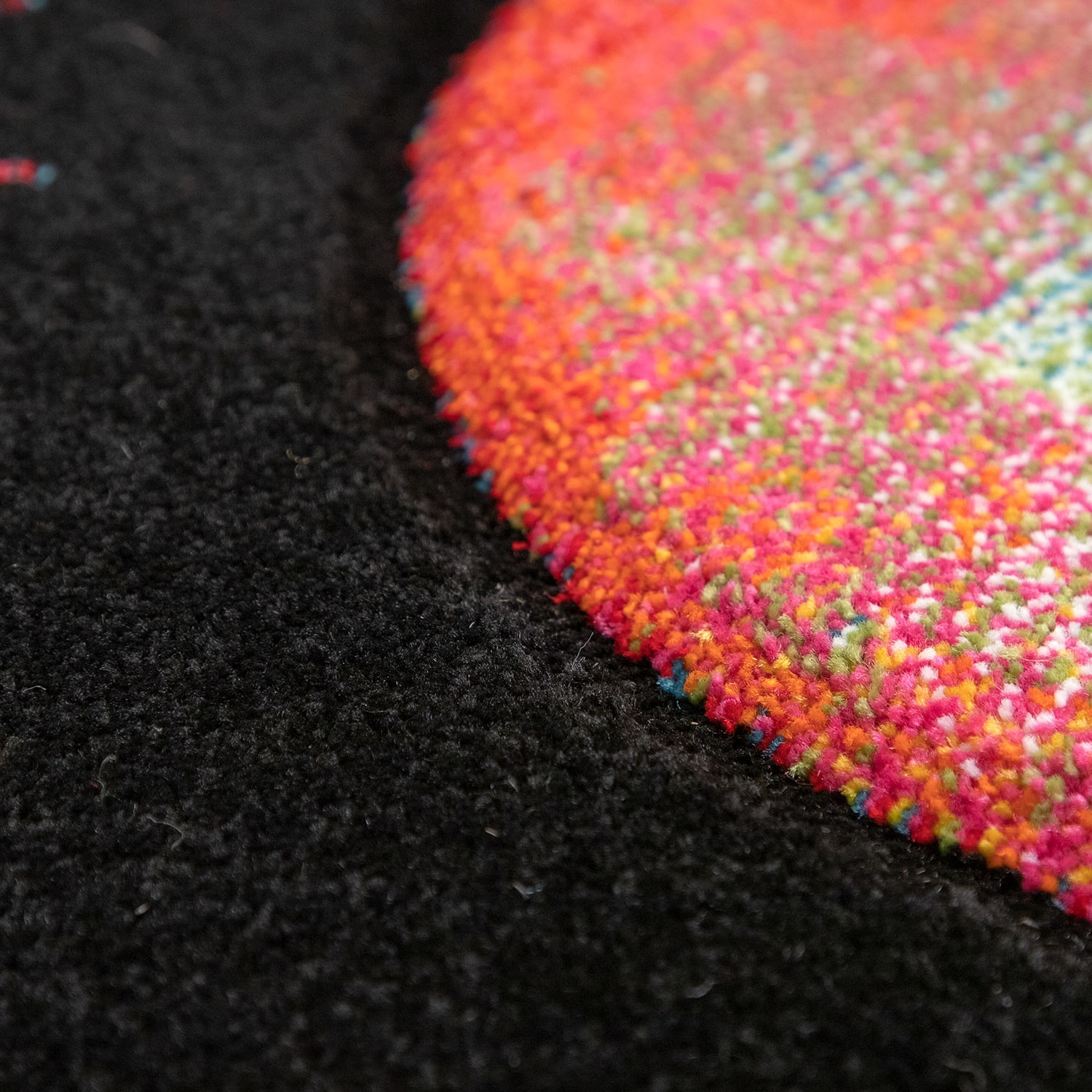 Moderner-Teppich Diamond Schwarz