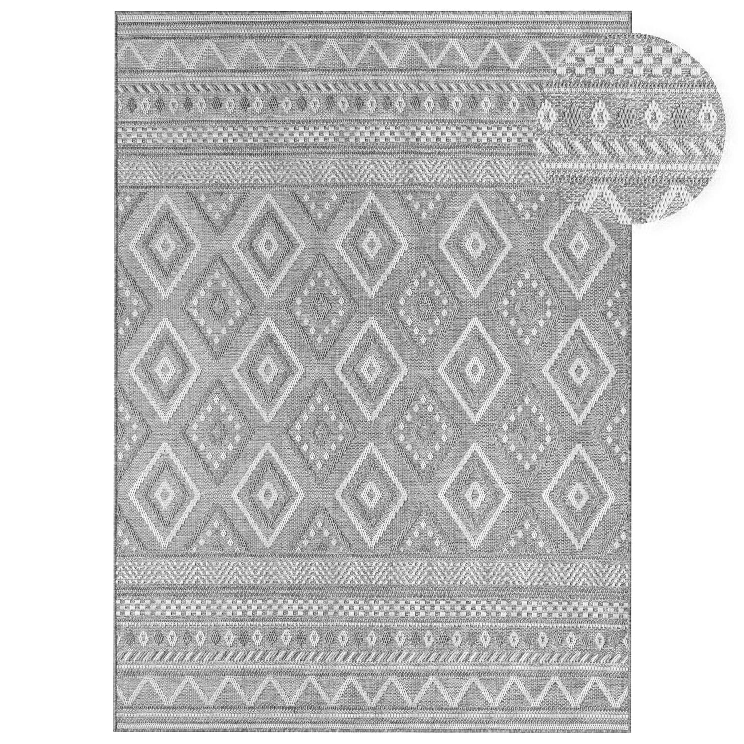 In- & Outdoor-Teppich Vermont Grau