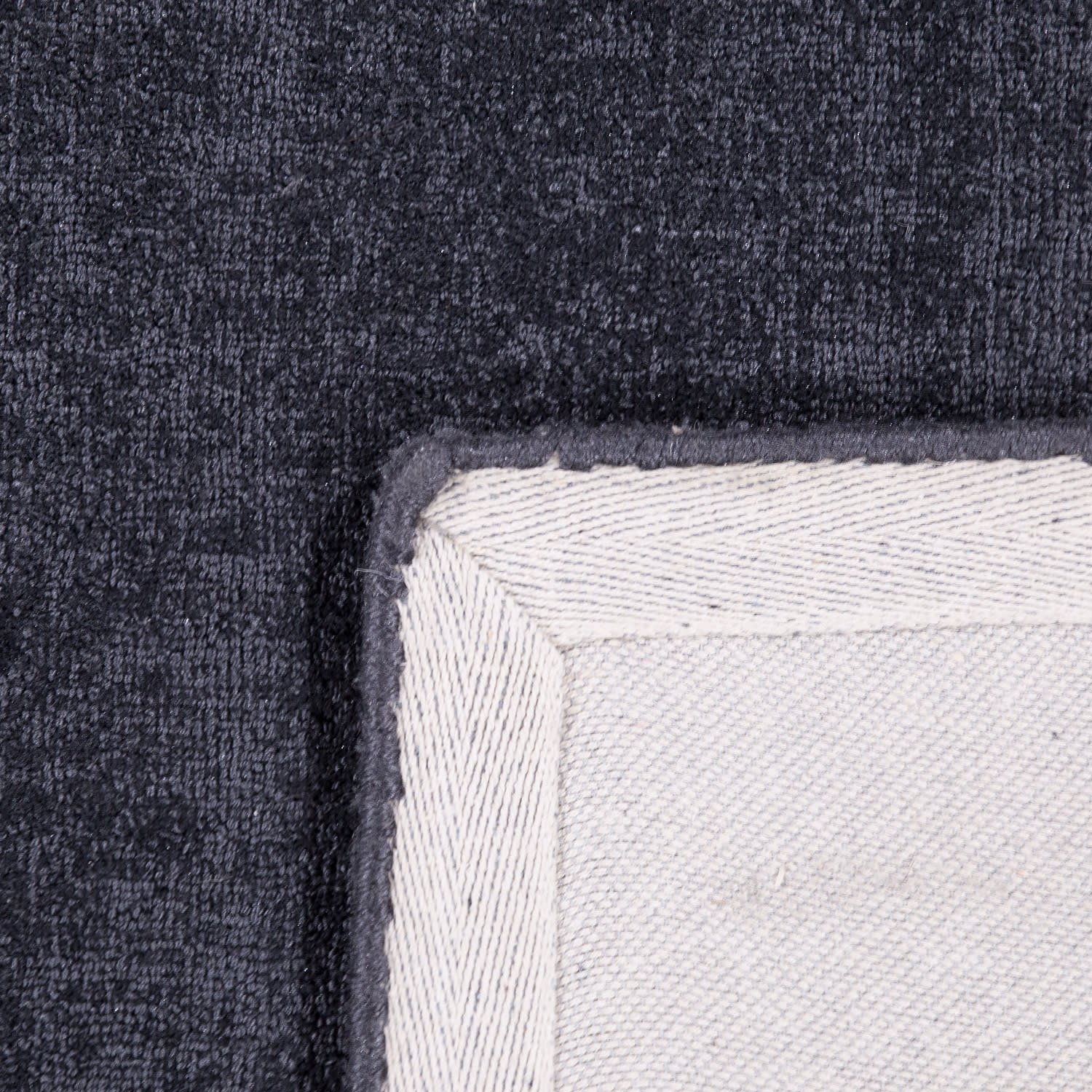 Handgewebter Teppich Randers Anthrazit