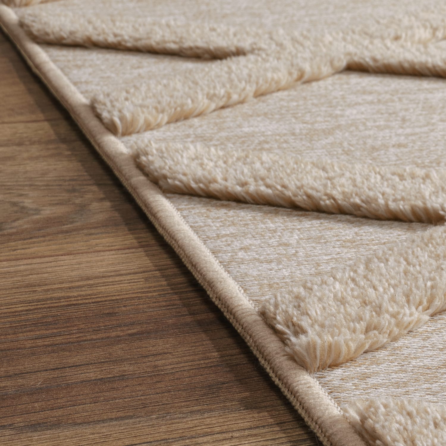 Teppich waschbar Utrecht Beige