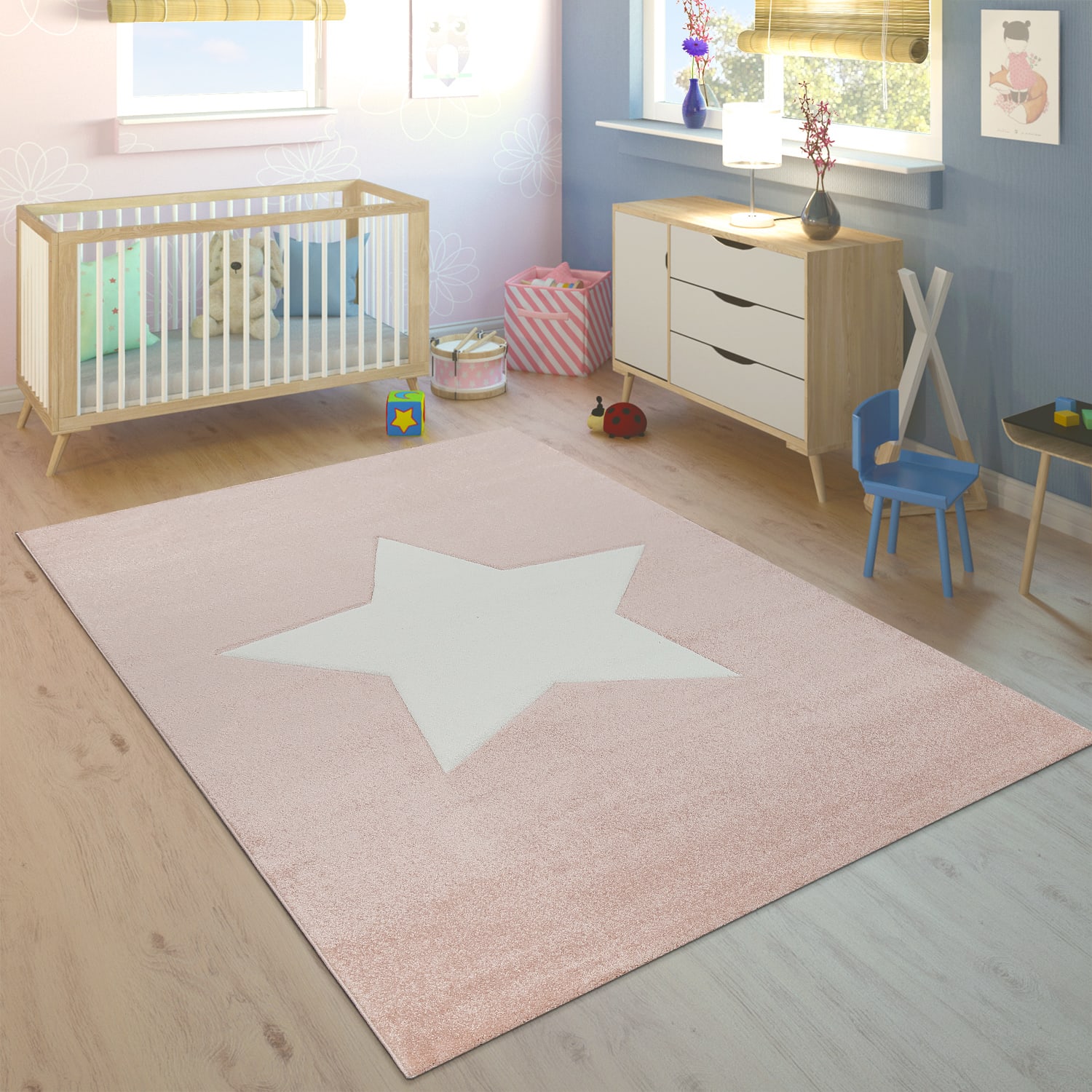 Kinder-Teppich Cosmo Pink
