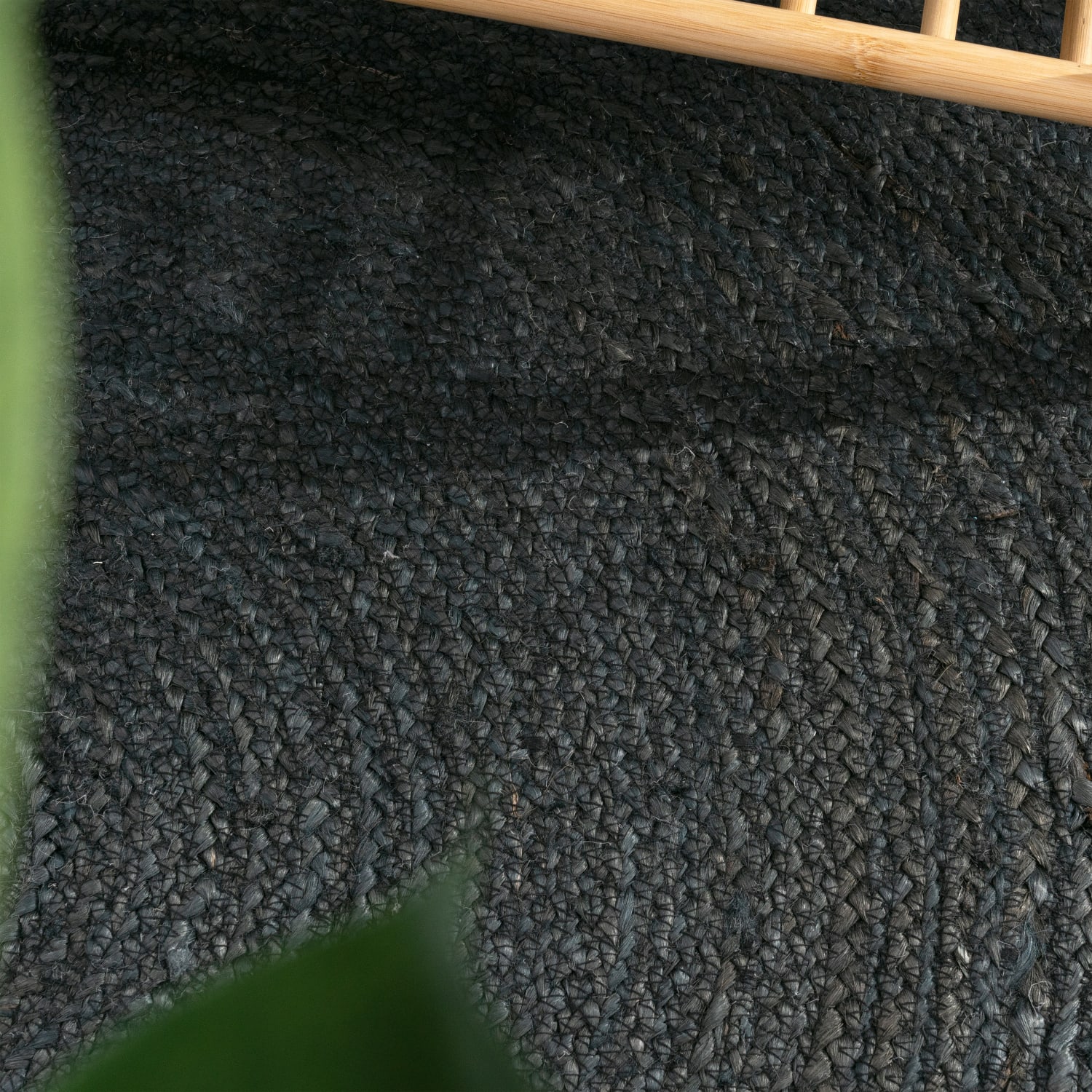 Baumwoll-Teppich Viborg Anthrazit