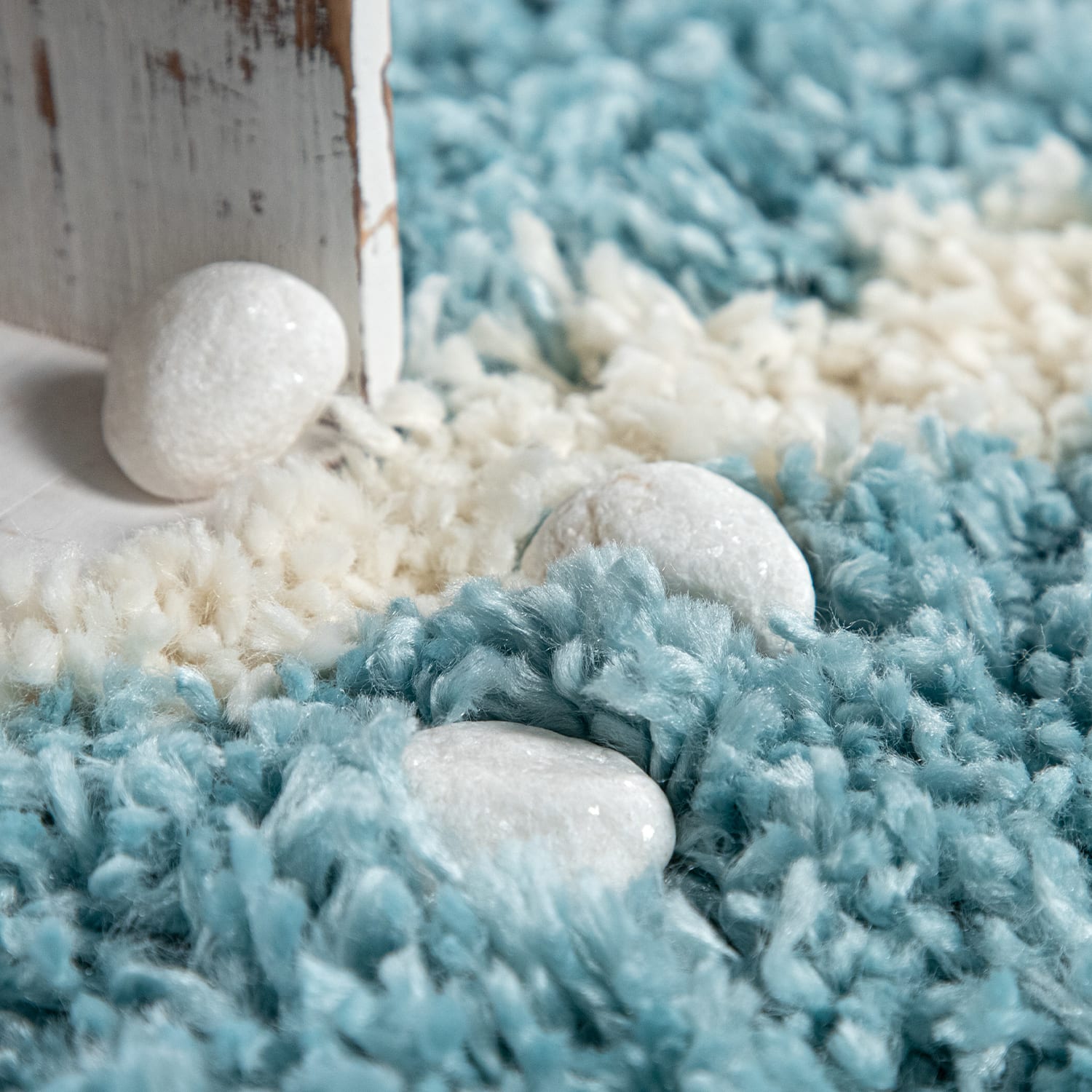 Shaggyteppich Kalmar Türkis