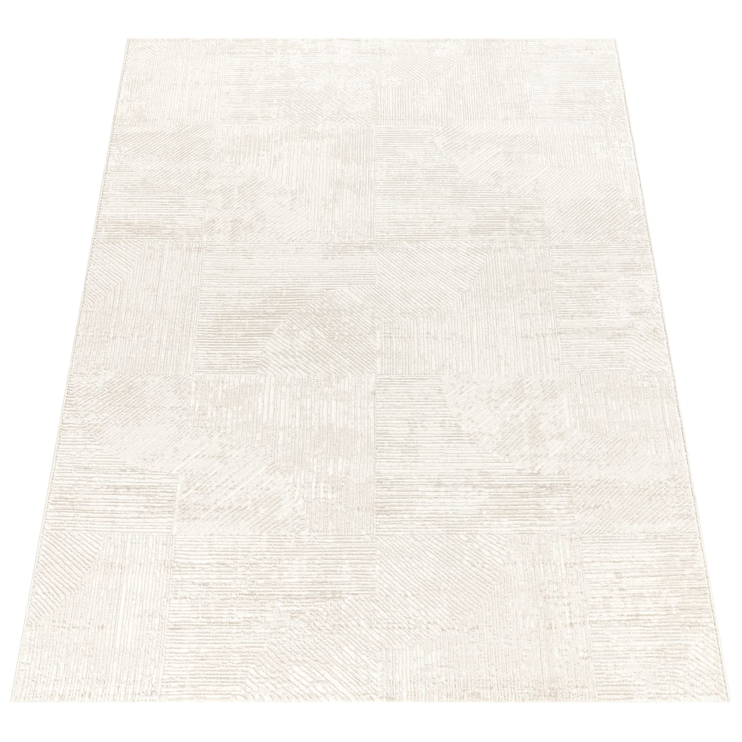 Moderner-Teppich Mykonos Creme