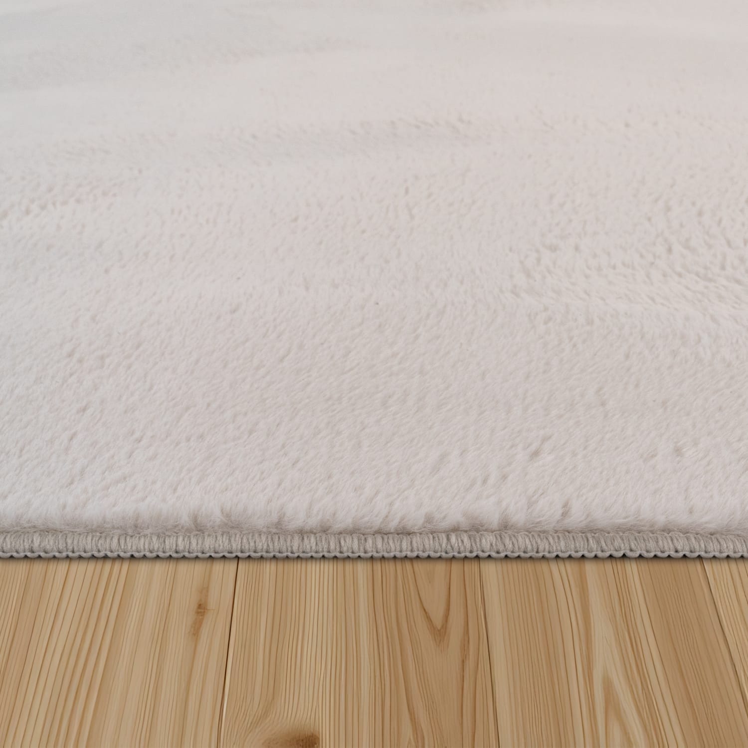 Flauschteppich Soft Creme