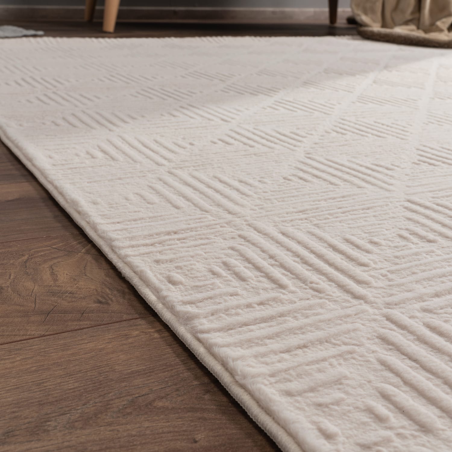 Fell-Teppich Lelystad Beige