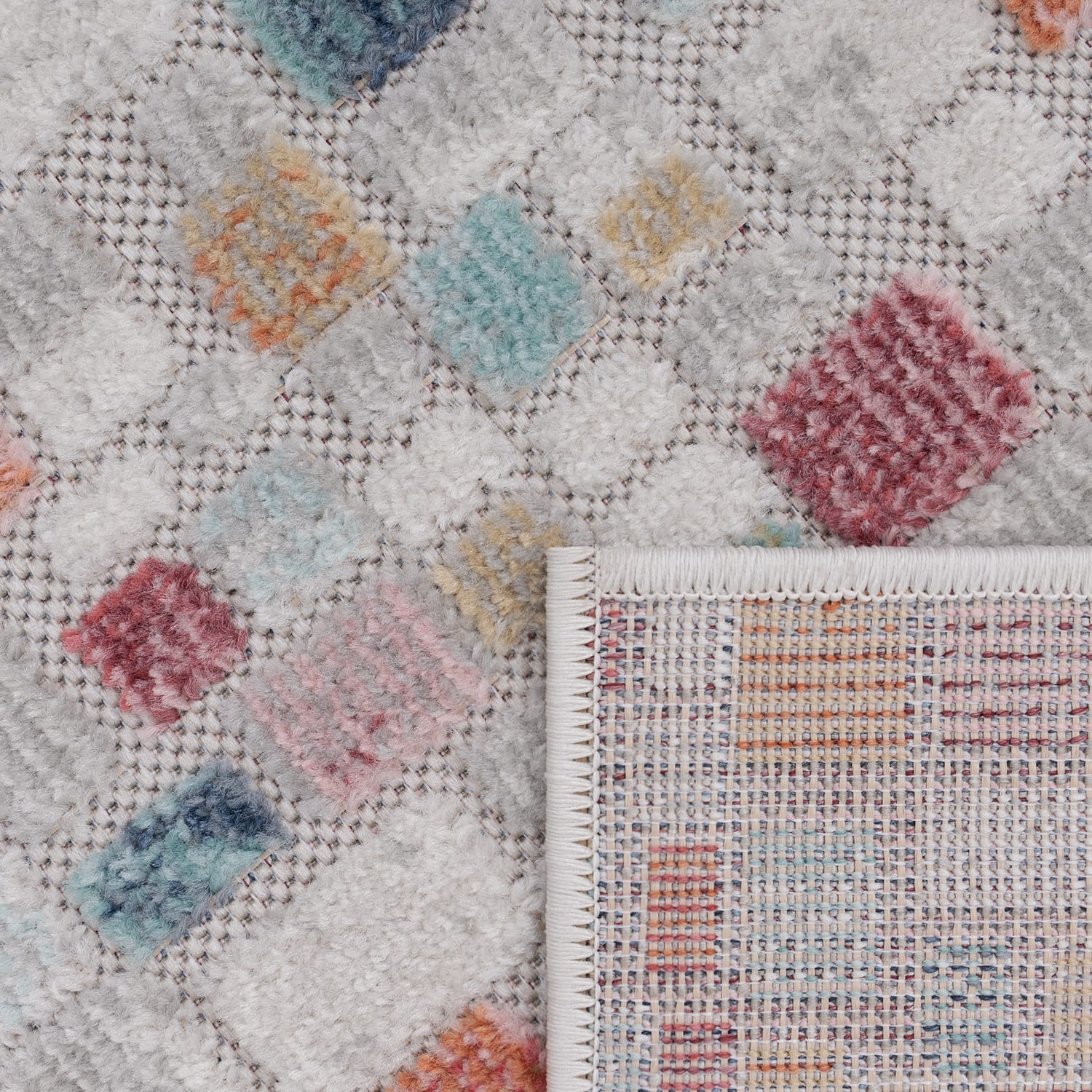 In- & Outdoor-Teppich Fusion Mehrfarbig