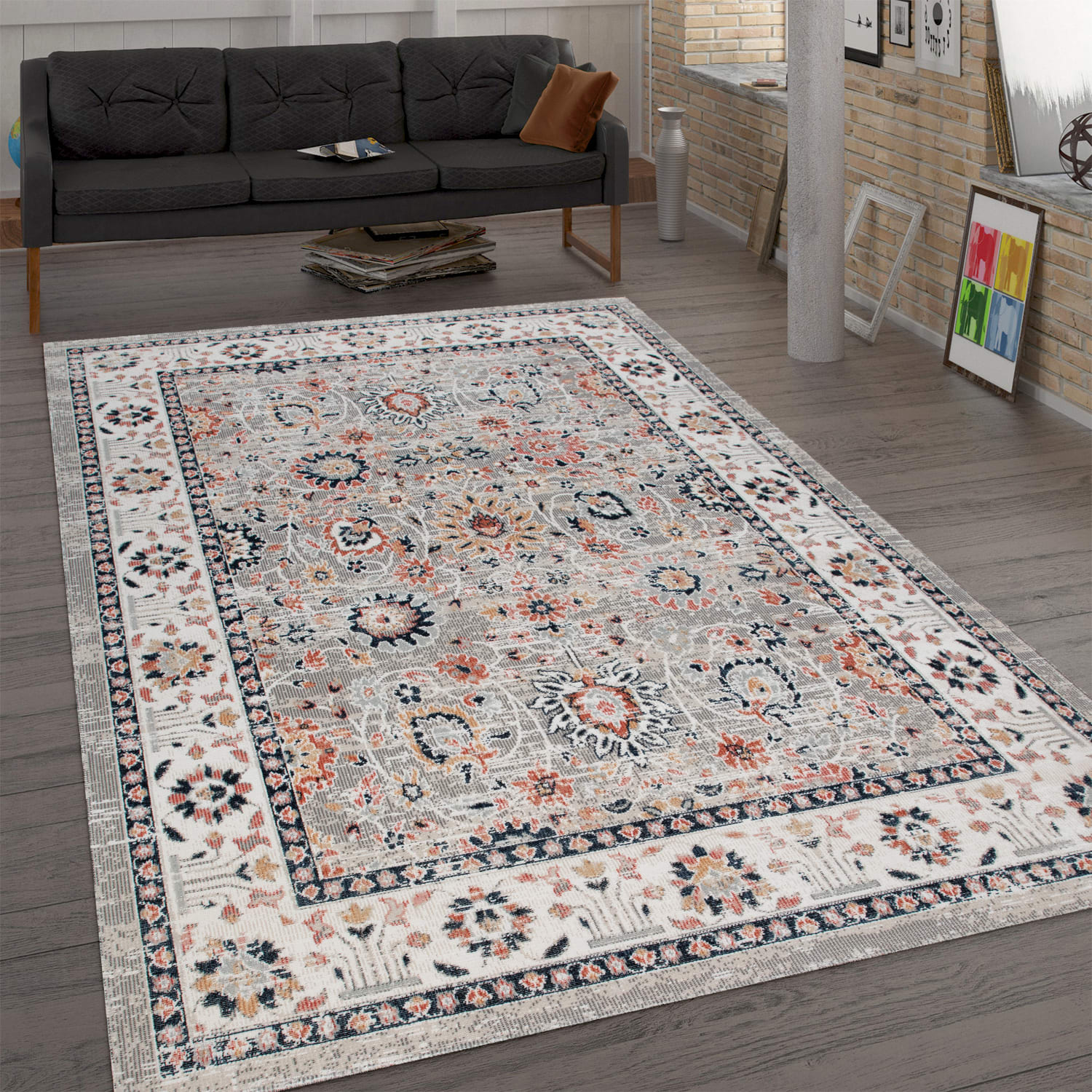 In- & Outdoor-Teppich Mabella Grau