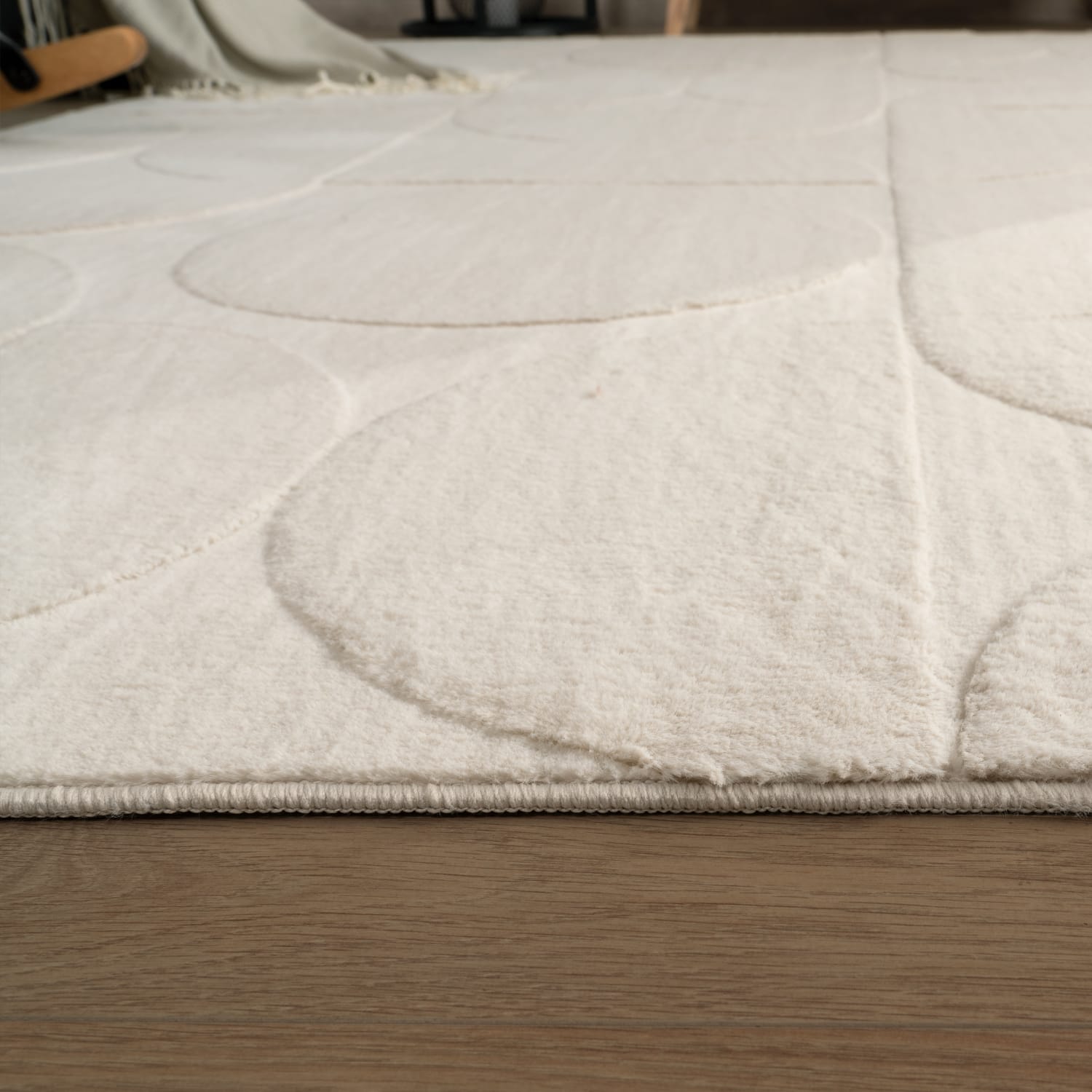 Fell-Teppich Lelystad Creme