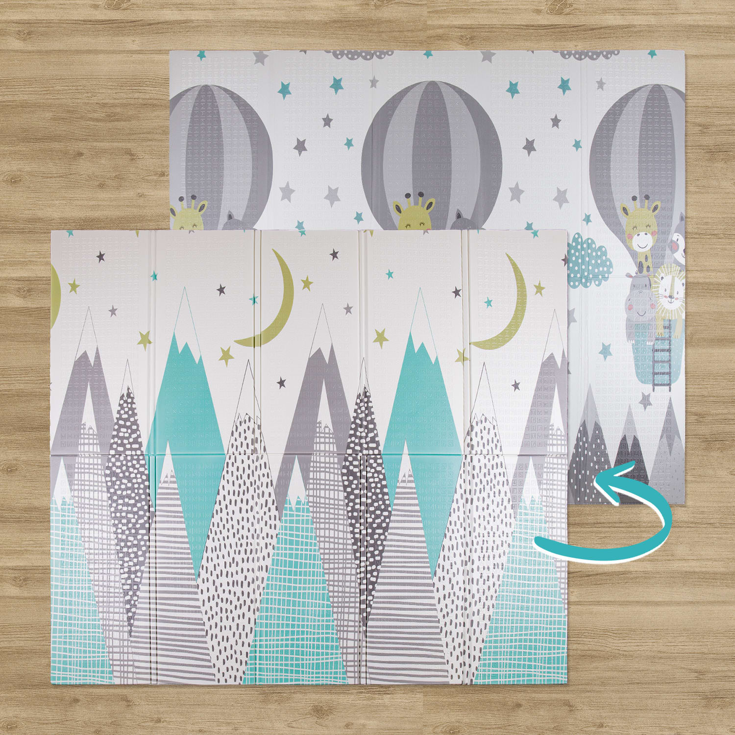 Spielteppich faltbar Folding Mat Creme