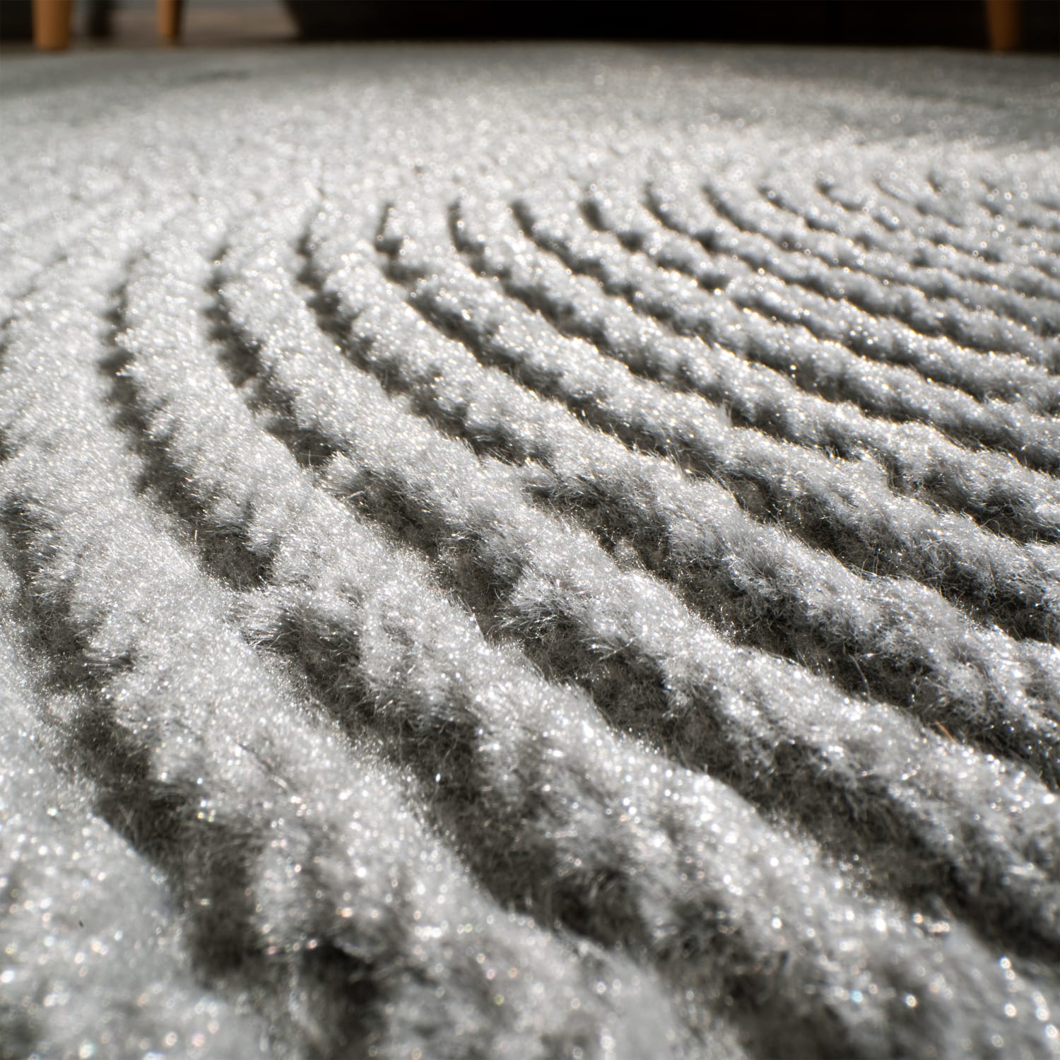 Moderner-Teppich Tinos Anthrazit