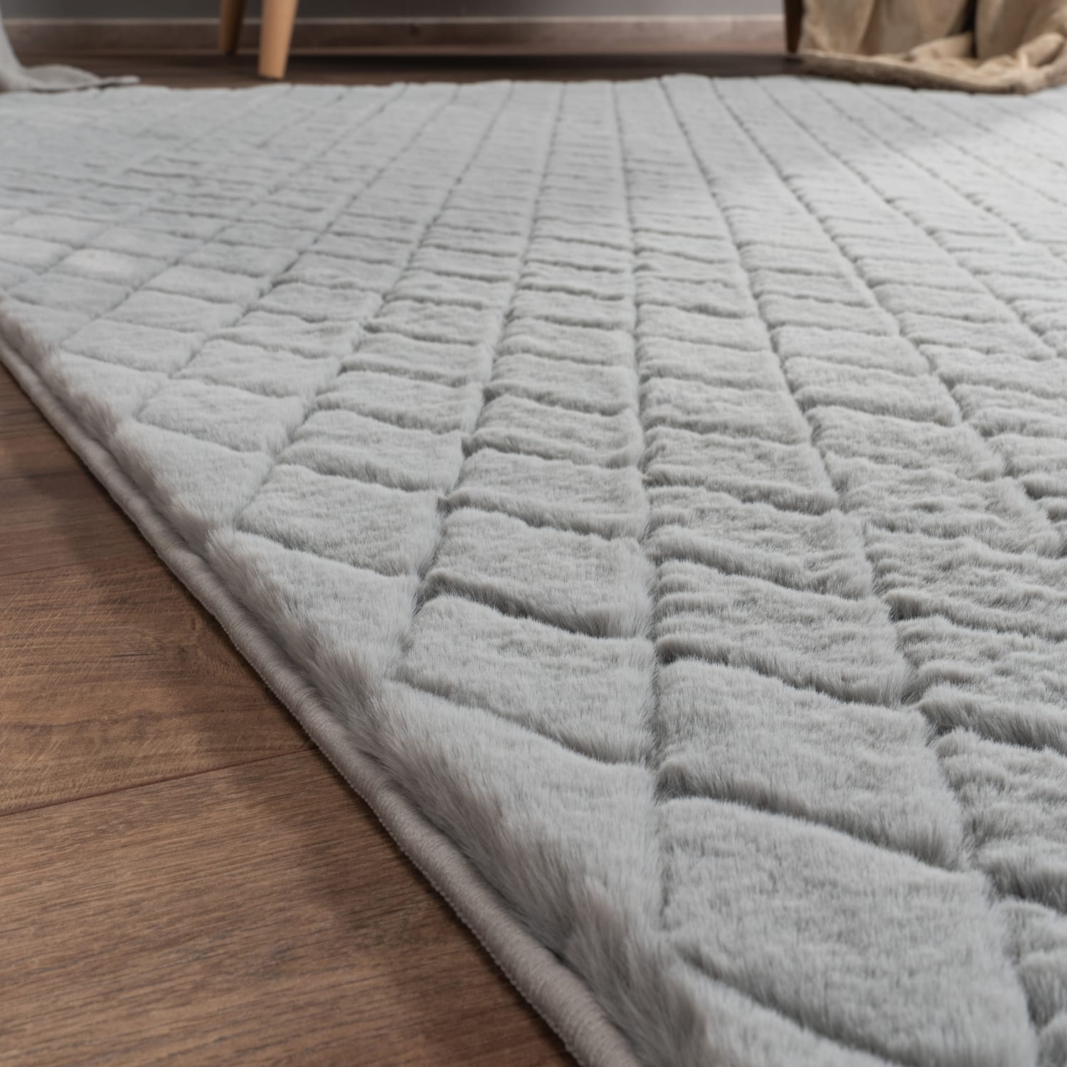 Fell-Teppich Arnheim Grau