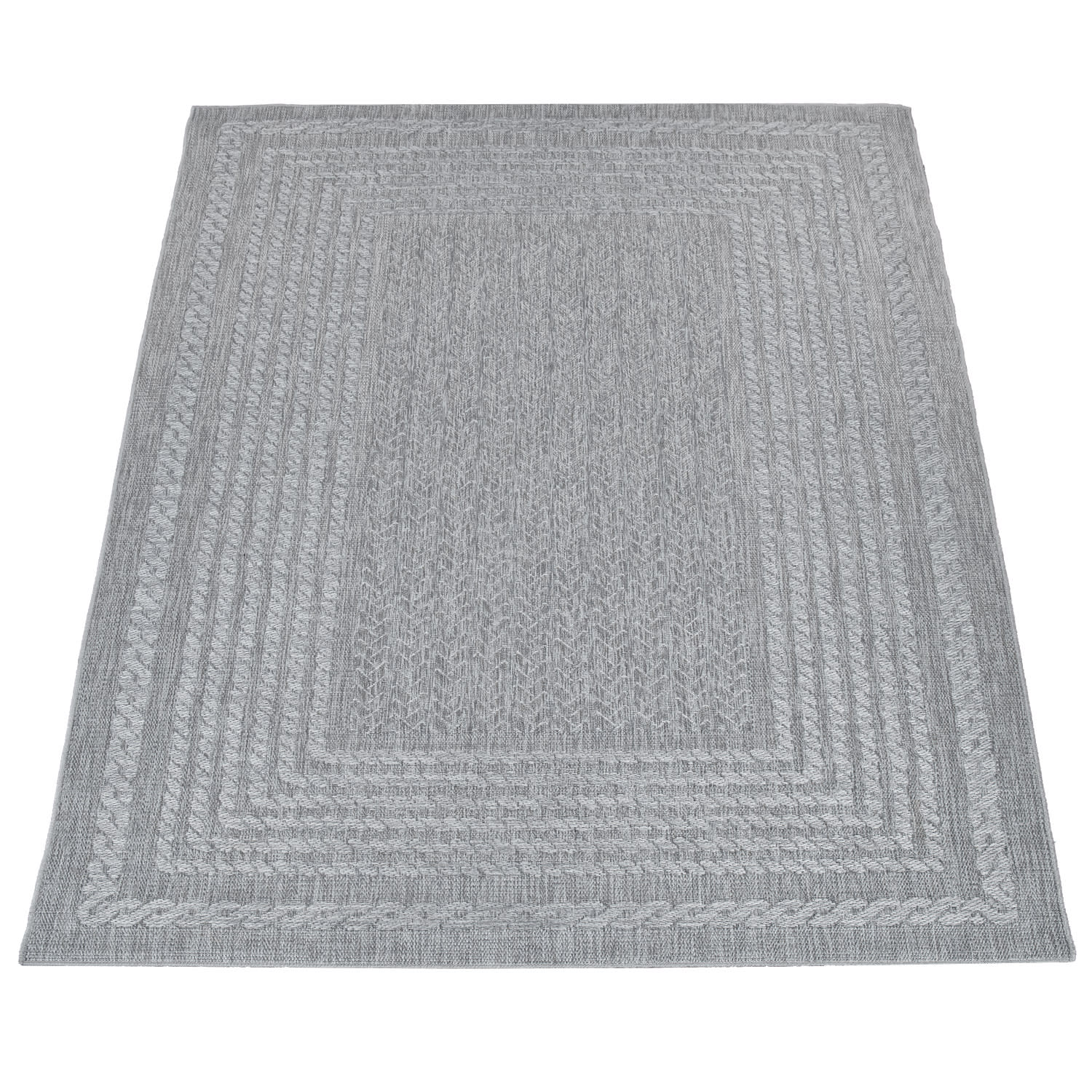 In- & Outdoor-Teppich Liege Grau