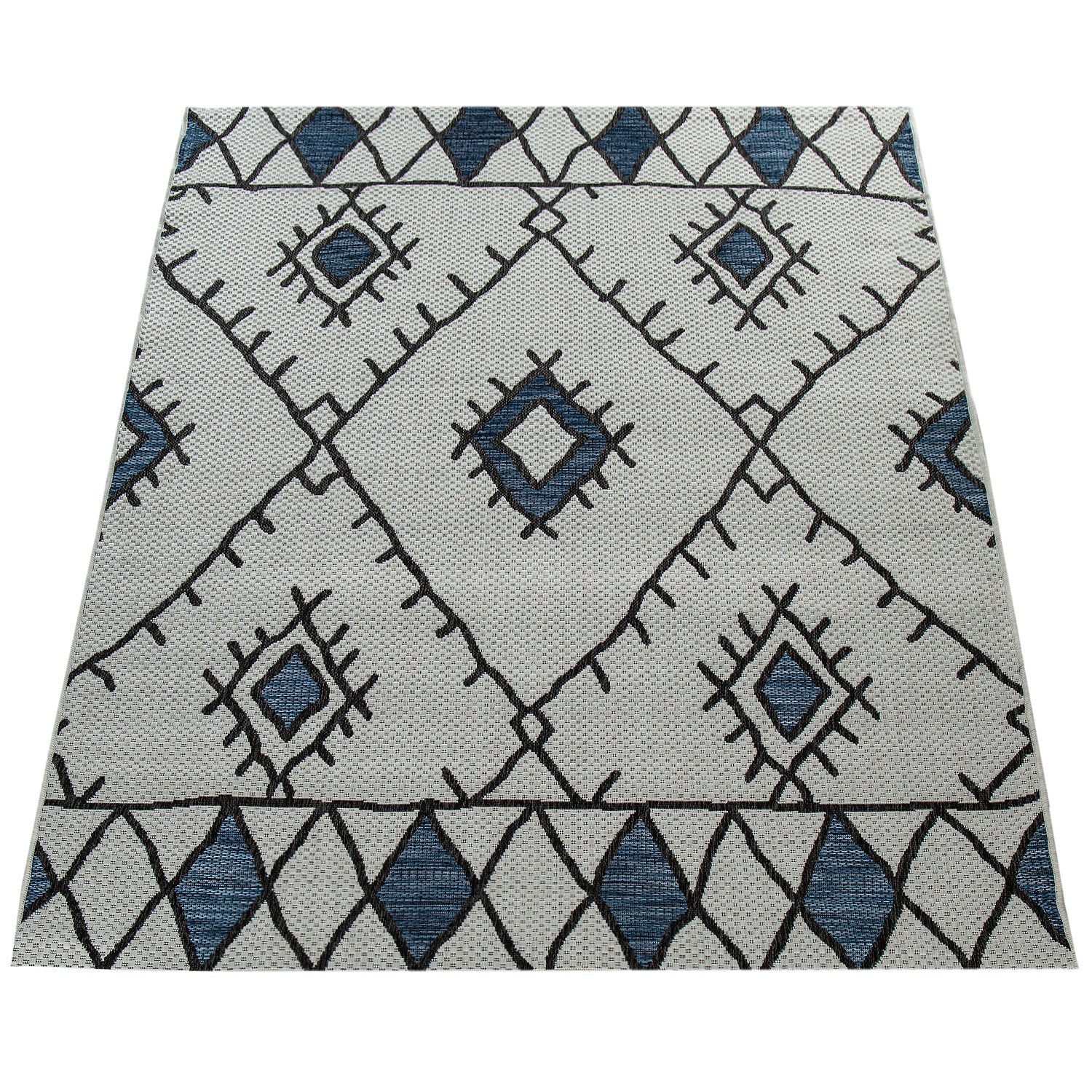 In- & Outdoor-Teppich Kuba Blau