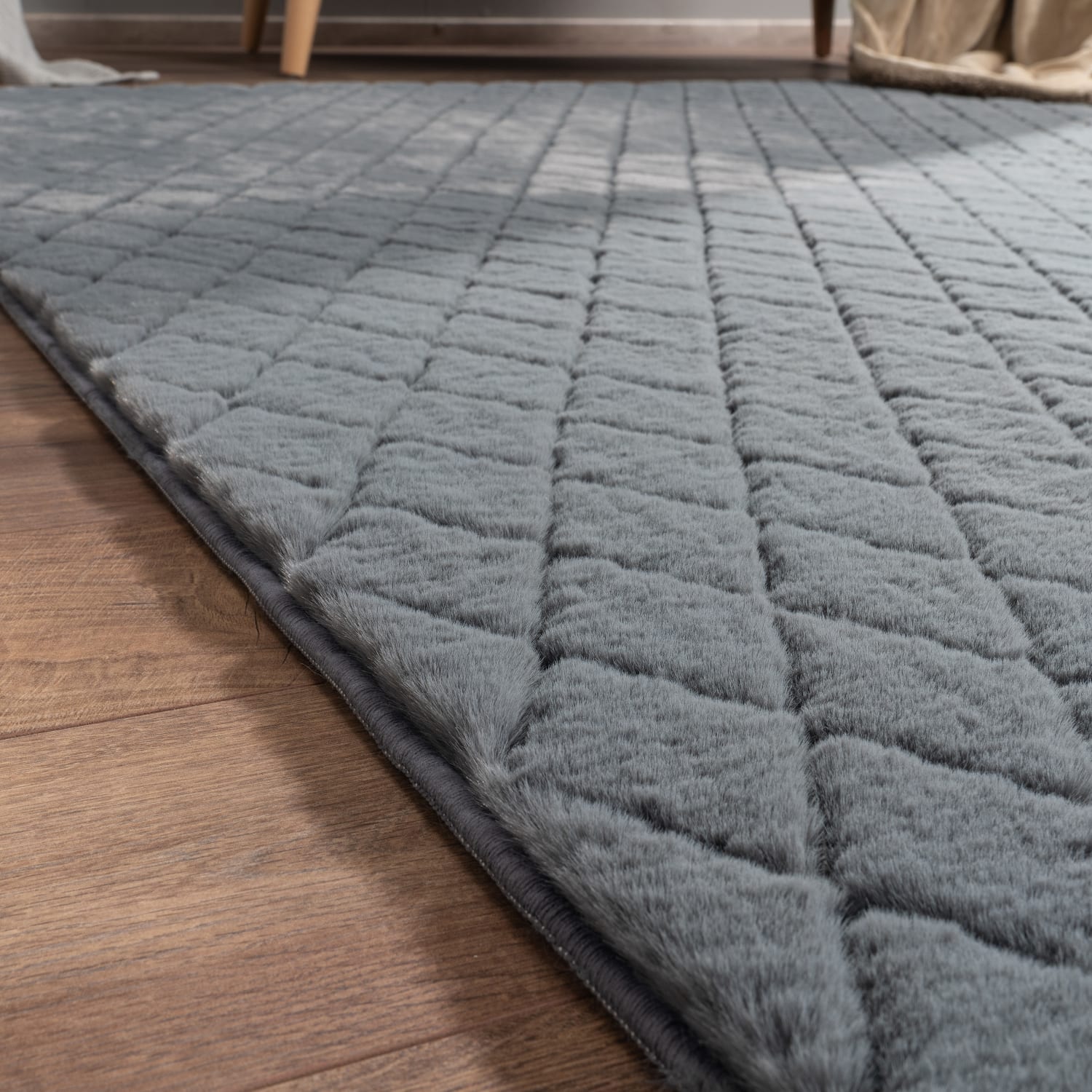 Fell-Teppich Arnheim Anthrazit