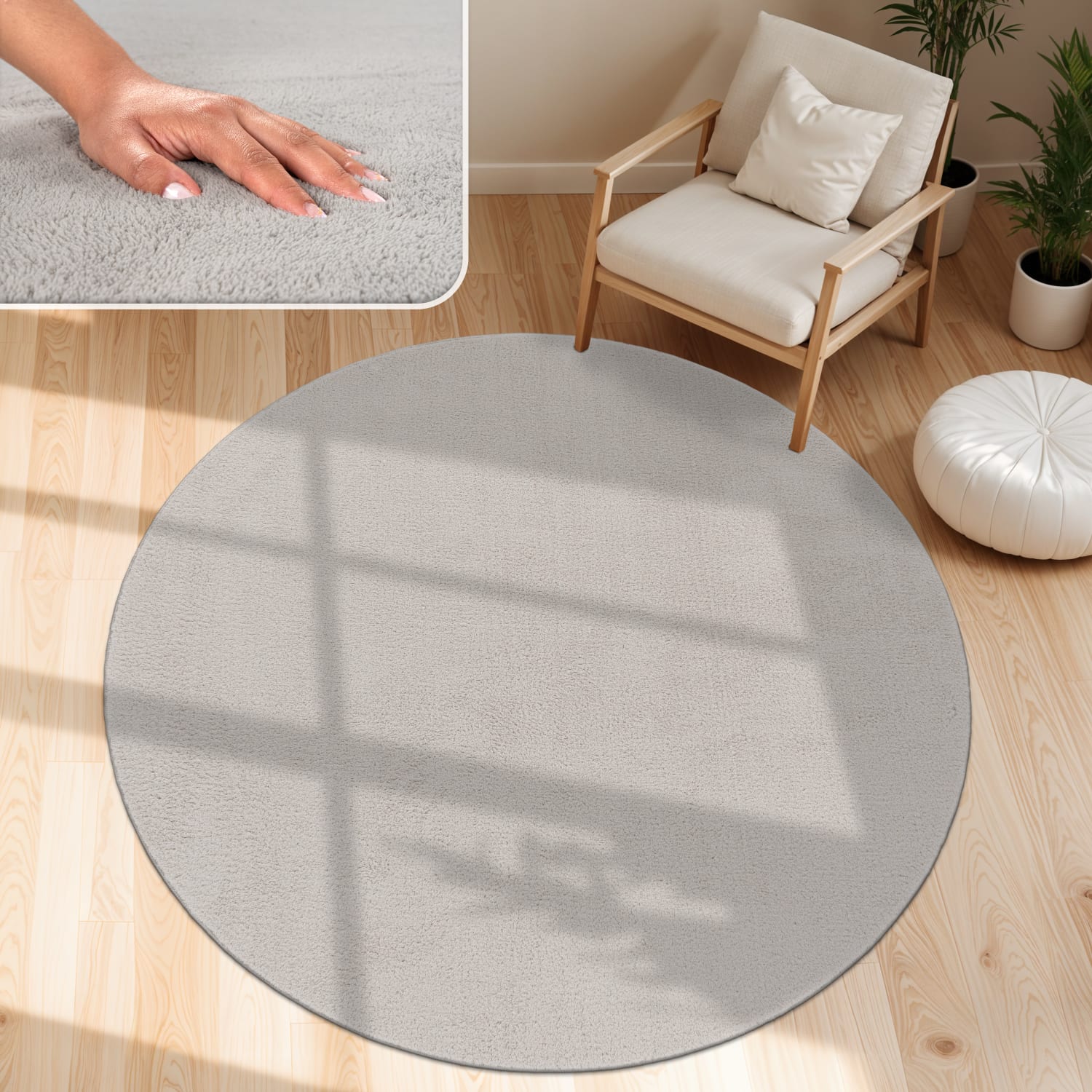 Teppich Cadiz Silber