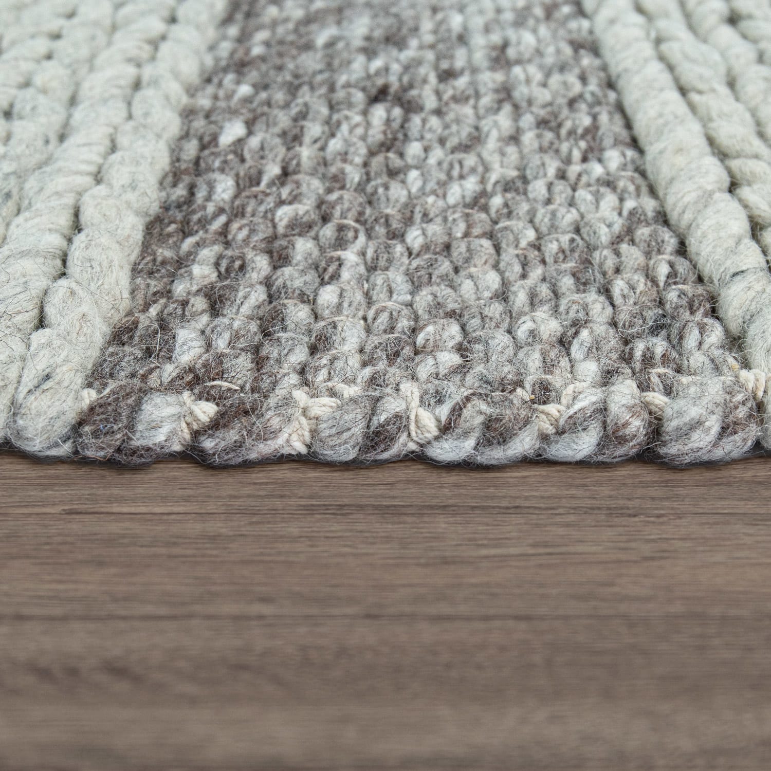 Wollteppich Culture Grau