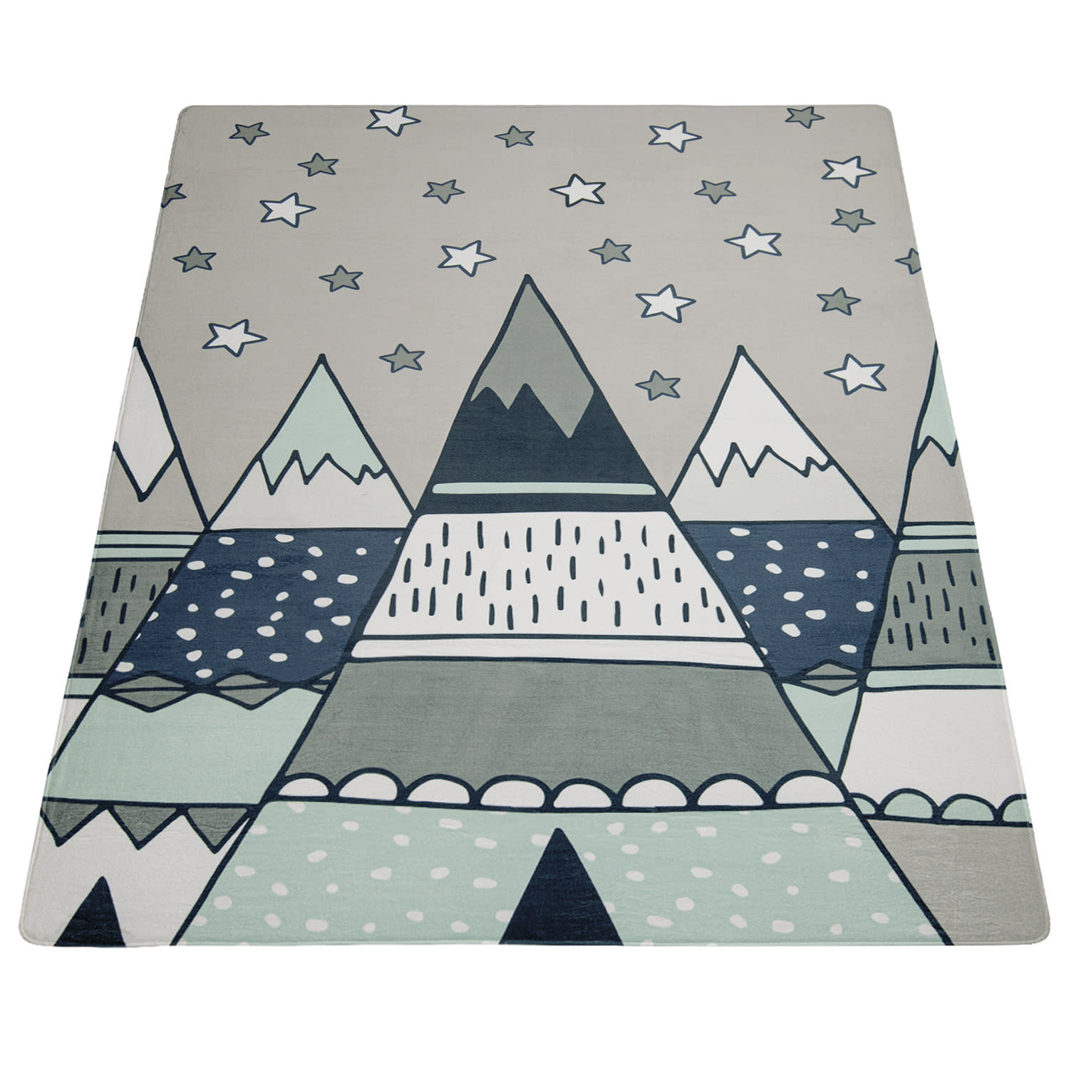 Kinderteppich waschbar Chicos Grau