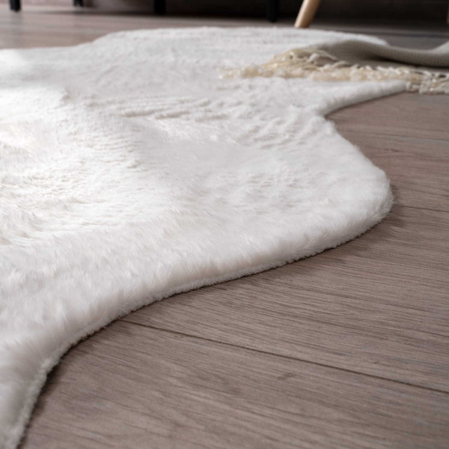 Fell-Teppich Pelt Creme