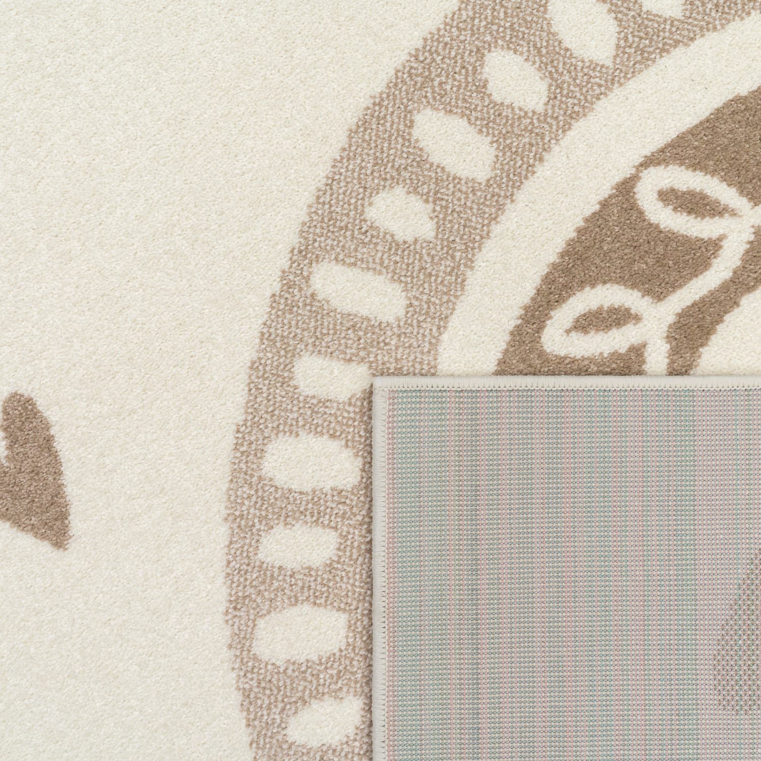 Kinder-Teppich Nino Beige