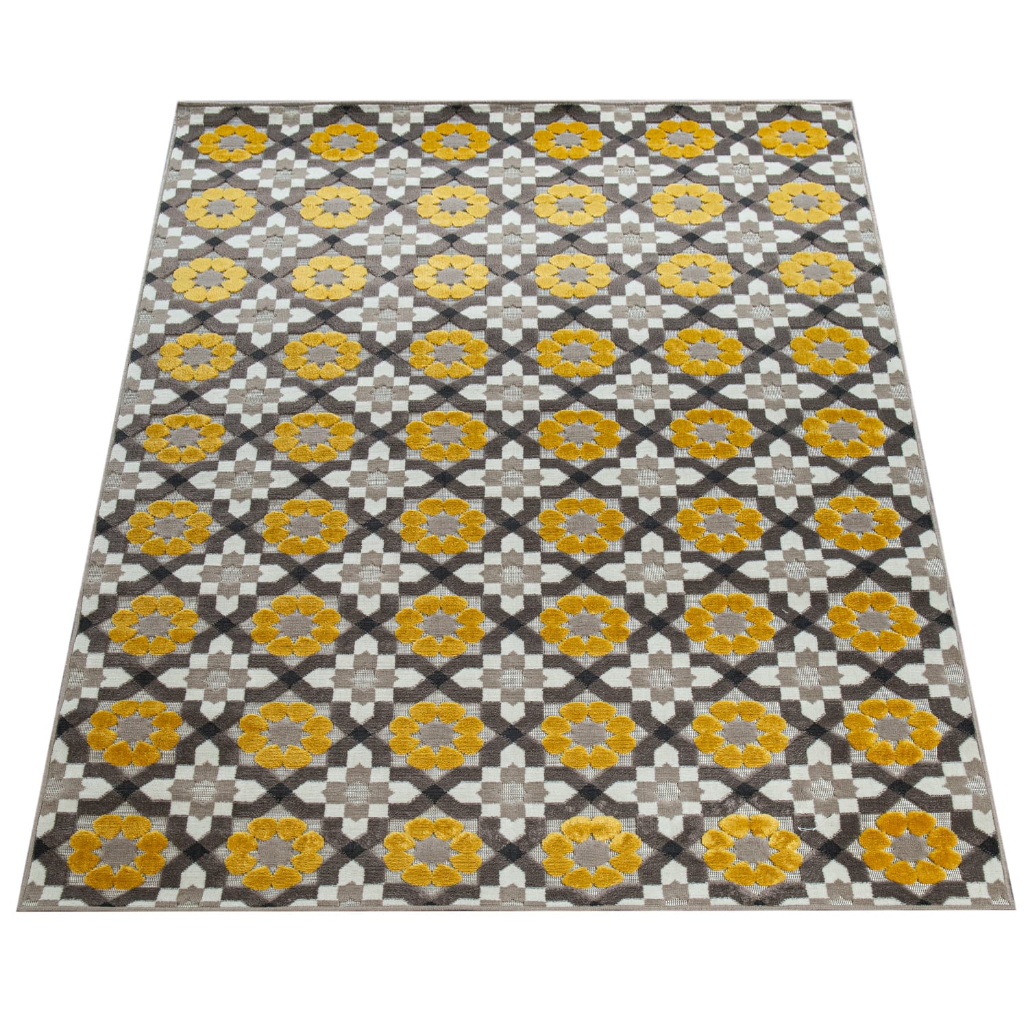 In- & Outdoor-Teppich Charleroi Gelb