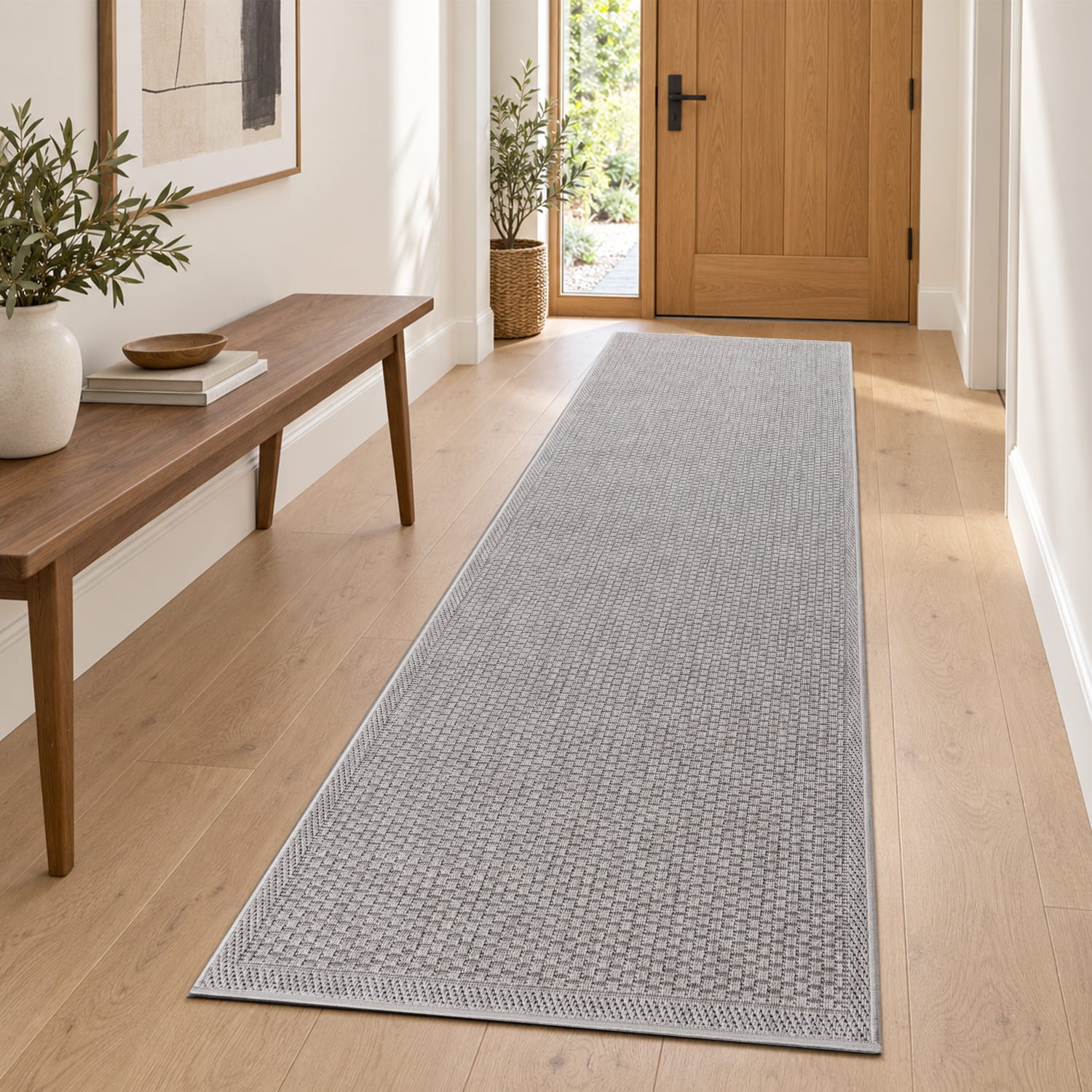 In- & Outdoor-Teppich Timber Grau