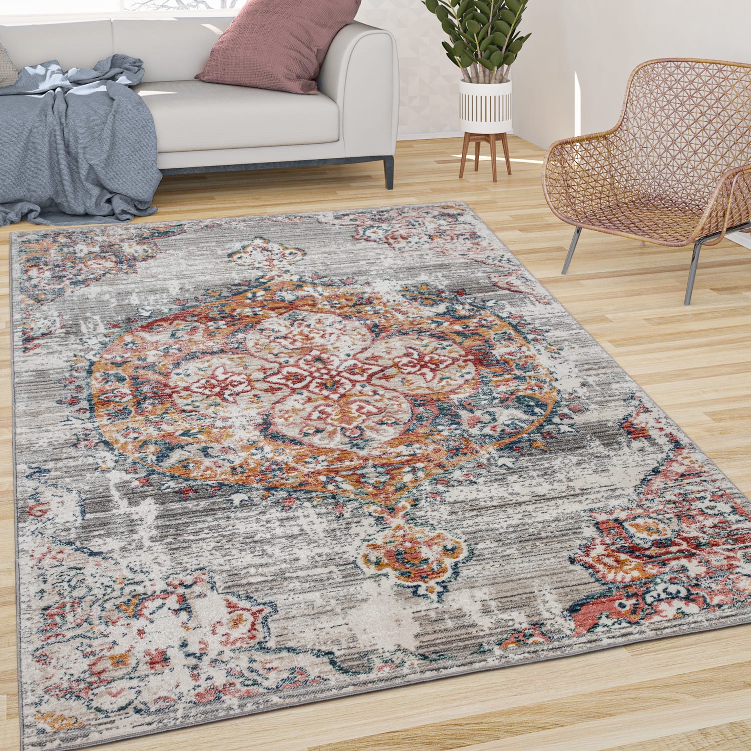 Teppich Herbete Anthrazit