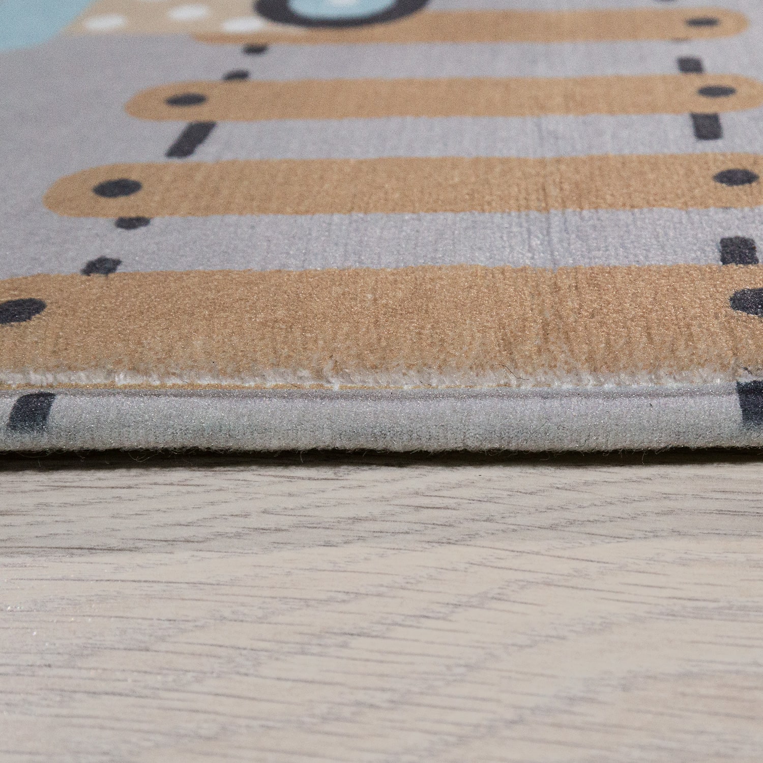 Kinderteppich waschbar Chicos Grau