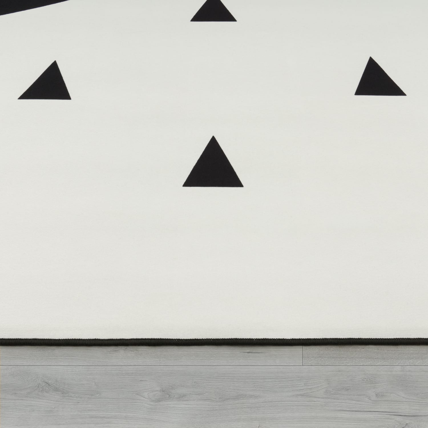 Kinderteppich waschbar Aleyna Schwarz